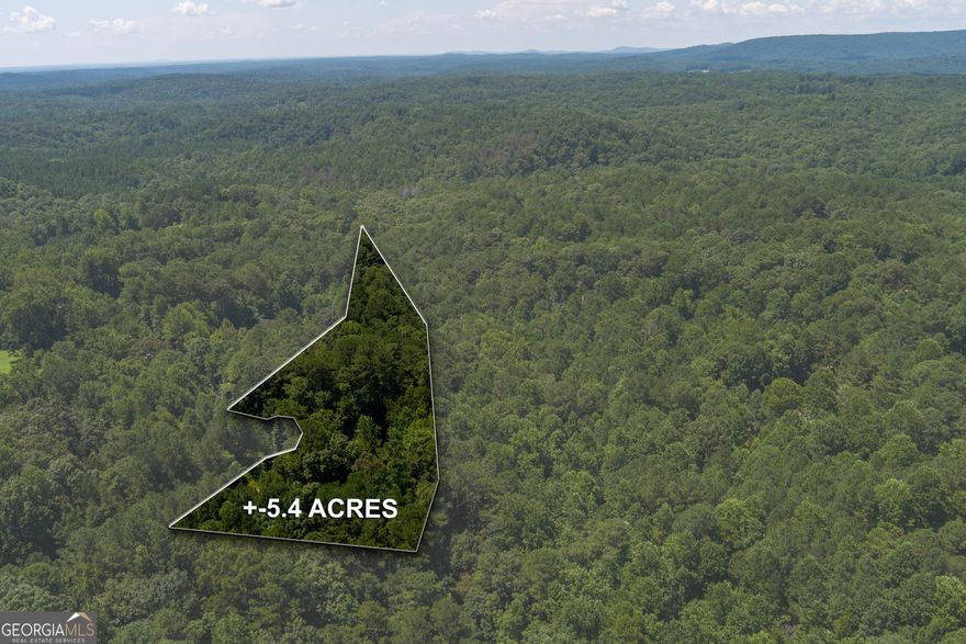5.4 Beautiful Acres for sale. Close to Downtown Canton, Zoned agricultural. One mile from Reinhardt University and downtown Waleska. Already graded for basement lot on one side. Level area on the other side for a slab. Bring your vision and imagination because this beautiful piece of property is amazing and has tons of potential. You can build big or small. So many options! Perc test available. Water available across the entire property. 500 ft. of road frontage, gravel driveway, lot is located on gravel road. Property includes ownership of the road plus 20 feet across the street. Shallow stream runs along back of the property. Woods all around, very private and peaceful. Quiet, dead end road with only 3 other houses on 5+ acres lots. NO HOA!