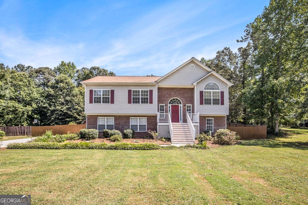 Welcome home to Rutland Drive! This 4-bedroom, 3-bathroom home is set on a private 1.5 acre lot that backs up to an equestrian center, offering a quiet and private setting with no neighbors directly behind. Step inside to find a bright, freshly painted interior with updated fixtures, stainless steel appliances, and all-new blinds. This floor plan is designed for everyday living, featuring a spacious eat-in kitchen that flows into a separate dining area, family room with a fireplace, and a large master suite just down the hall. The backyard is a highlight-expansive and private, with room to relax, play, or garden. A large storage shed keeps outdoor equipment neatly tucked away, while the attached 2-car garage provides additional storage and convenience. Recent updates include a new roof (2021) and a new HVAC system (2022), giving peace of mind for years to come. This home is move-in ready and offers the comfort, space, and privacy your family has been looking for!