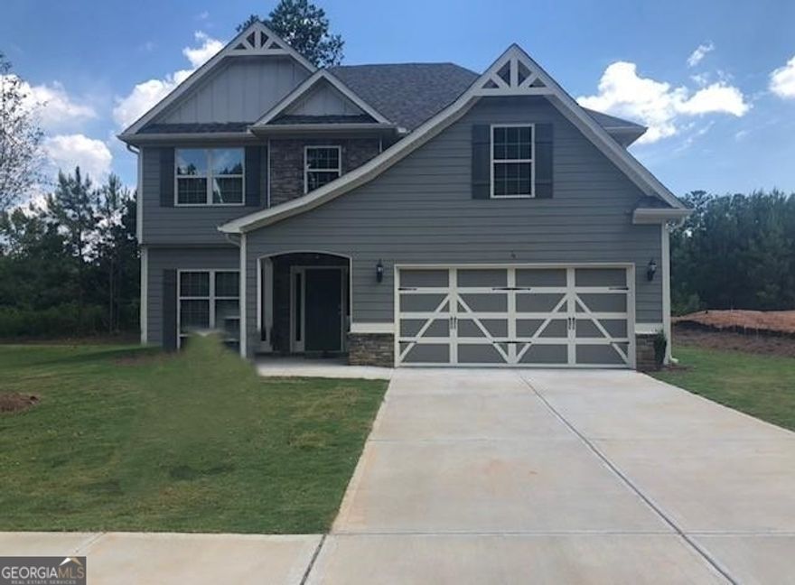 A Hughston Community. Welcome to our Camden C II Floorplan. One of our Favorite Floorplans, with 2518 SF of Stylish Living Space, Spacious Great Room w/ Fireplace, Formal Dining, Huge Chef's Kitchen & Breakfast Area, 4 Bedrooms, 2.5 Baths with 2 Car Garage & Our Signature Gameday Patio. ***Ask about our Included Home Automation*** Prepare to be Impressed! You will be Greeted by Soaring 2 Story Entry, Formal Dining Room Boasting Tons of Trim Detail. Great Room features Wood Burning Fireplace & Ample Room for Entertaining. The Well-Equipped Kitchen is Abundant with Stylish Cabinetry, Gorgeous Countertops, Tiled Herringbone Backsplash & Stainless Appliances to include a Gas Range. Large Kitchen Island overlooking Breakfast Area. Walk-in Pantry for Additional Storage. Owner's Entry Boasts our Signature Drop Zone, the perfect Family Catch all. Laundry Room & Half Bath conveniently tucked on the Main Level. Upstairs Offers an Expansive Owner's Suite, Creating a Cozy Retreat. Owner's Bath with Garden Tub, Tiled Shower, His & Hers Sinks & Generously sized Walk-in Closet. Super Spacious Additional Bedrooms with Tons of Natural Light. Full Bath Upstairs just steps from Additional Bedrooms. Enjoy Hardwood Flooring throughout Living Spaces on Main Level & Tons of Hughston Homes Included Features! Our Signature Gameday Patio w/ Wood Burning Fireplace is the Perfect Space to Spend a Fall Evening! This Floorplan is a Must See! Former Model Unit. Furnishings do not pass with Sale.