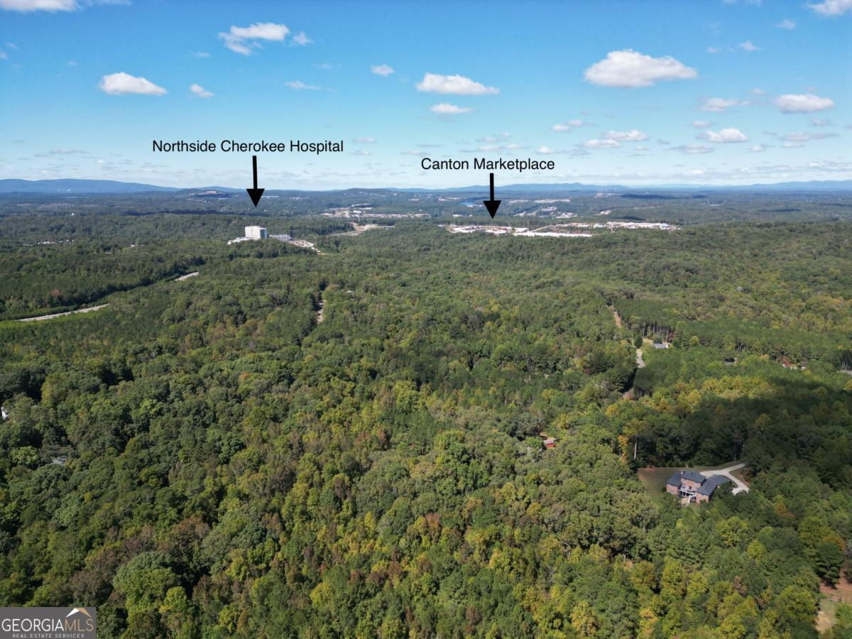 This property has been manicured and is well maintained. The Sellers have cleaned up all of the woods of deadfall trees and underbrush. This is a very park-like setting with long views through the open hardwoods and easy to use topography. The pasture located at the center of the property would make a one of a kind building site. This is the perfect property for a family compound, a hobby farm, or an equestrian estate. The property would also make an amazing 10 lot estate subdivision. Survey and level three soil tests have already been performed. Situated within a couple of miles of Canton marketplace, Northside Hospital, shopping, dining and downtown Canton - all easy access to I 575 and HWY 20.