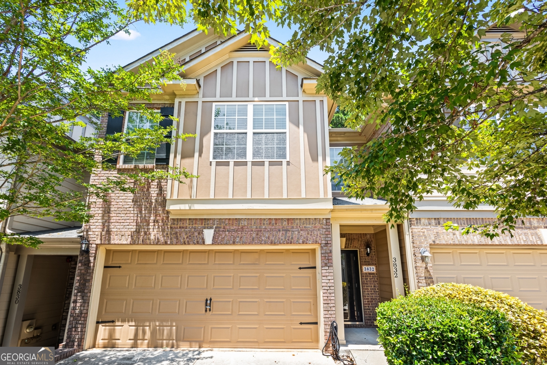 Spacious & Move-In Ready Townhome in Augustine Commons! Welcome to 3832 Augustine Place - a beautifully maintained 2-story townhome offering 3 bedrooms and 3.5 bathrooms across a smart and spacious layout. Built in 2007, this home features an open-concept main level with durable ceramic tile flooring throughout the common areas and plush carpet in the living room and upstairs. The large family room centers around a cozy fireplace and flows into the well-equipped kitchen, which includes black appliances, a pantry, breakfast bar, and a Moen motion-sensor faucet with a deep double sink - perfect for everyday living or entertaining. Upstairs, the oversized owner's suite is a true retreat with a walk-in closet, double vanities, a separate soaking tub, and stand-alone shower. Each secondary bedroom features its own full private bathroom, ideal for guests, roommates, or multi-generational living. Conveniently, the laundry room is located downstairs, tucked in a dedicated space just off the kitchen before the garage entry. Outside, enjoy a private fenced backyard with a custom extended paver patio, offering the perfect space to relax, grill, or host. Additional highlights include: Attached 2-car garage Fresh interior paint Newer carpet Quiet, well-kept community with sidewalks All just minutes from I-675, Hwy 42, shopping, dining, and schools - with low HOA fees and low county taxes, this home blends comfort, value, and convenience. View the full virtual tour and professional photos here: https://mxlewis.spotlightmediagroup.com/tours/tour.php?tourid=142495&mlsversion=1 Don't miss your opportunity to own one of the most desirable townhomes in Rex - this one won't last!
