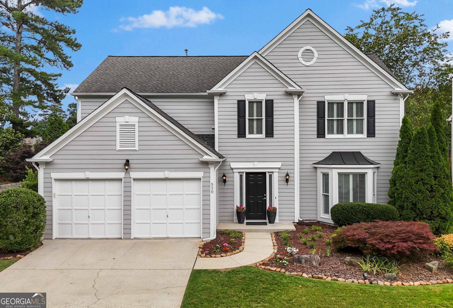 Welcome to this beautiful, move-in-ready home located in the sought-after Breckenridge community of Johns Creek! Chefs will fall in love with the newly renovated kitchen, featuring quartz countertops, marble backsplash, abundant cabinet space and convenient drawer storage, a center island, and sleek, stainless-steel appliances! Sun-lovers and gardeners will adore the private backyard oasis, featuring a gorgeous Pebble Tec, heated pool and hot tub, surrounded by meticulous landscaping and grassy areas too! The fully fenced backyard has plenty of room for a garden, play area and more! It's an ideal spot for entertaining or just unwinding after a long day. The main level features an open floor plan, loads of natural light, and freshly painted walls in light hues, which add a touch of brightness to the entrance hall and great room. Additional highlights include: plantation shutters, updated lighting and new French doors with double-paned glass and built-in retractable blind inserts. Retreat to the spacious, upper-level primary suite, which includes a spa-like bathroom leading to a large closet. Two additional bedrooms, two full bathrooms, plus a convenient hallway laundry room, round out the upper level. Breckenridge is not just a neighborhood; it's a friendly community with an active HOA. Residents enjoy access to several tennis courts, a pool, and a playground, fostering a social and welcoming atmosphere. Conveniently located just a short drive to both The Avalon and Downtown Alpharetta, this prime location offers easy access to parks, restaurants, shopping, schools, churches, and major highways. Schedule your showing today and experience all this fabulous community has to offer!