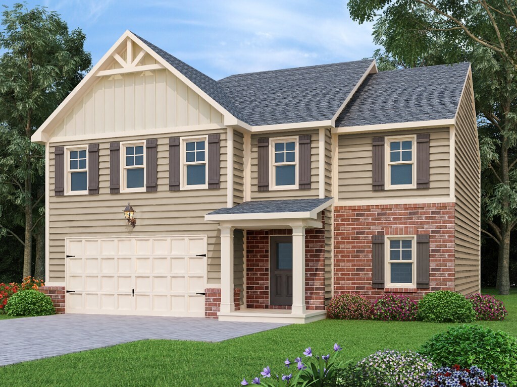 The Tucker is a new plan by Liberty Communities with 4 bedrooms, 2.5 baths and a loft area. The open concept design provides a large, inviting family room, dining area, kitchen with island and walk-in pantry. The master suite is located on the 2nd level and features a master bath with walk-in closet. Smart Home Technology Included.Home and community information, including pricing, included features, terms, availability and amenities are subject to change prior to sale without notice or obligation. Square footage dimensions are approximate.