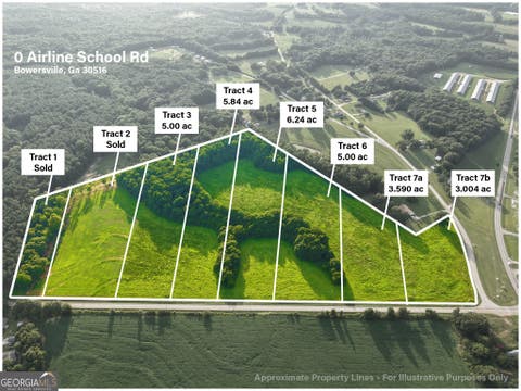 Photo of 0 Airline School Road #TRACT 7A, Bowersville, GA 30516 (MLS # 10808760)