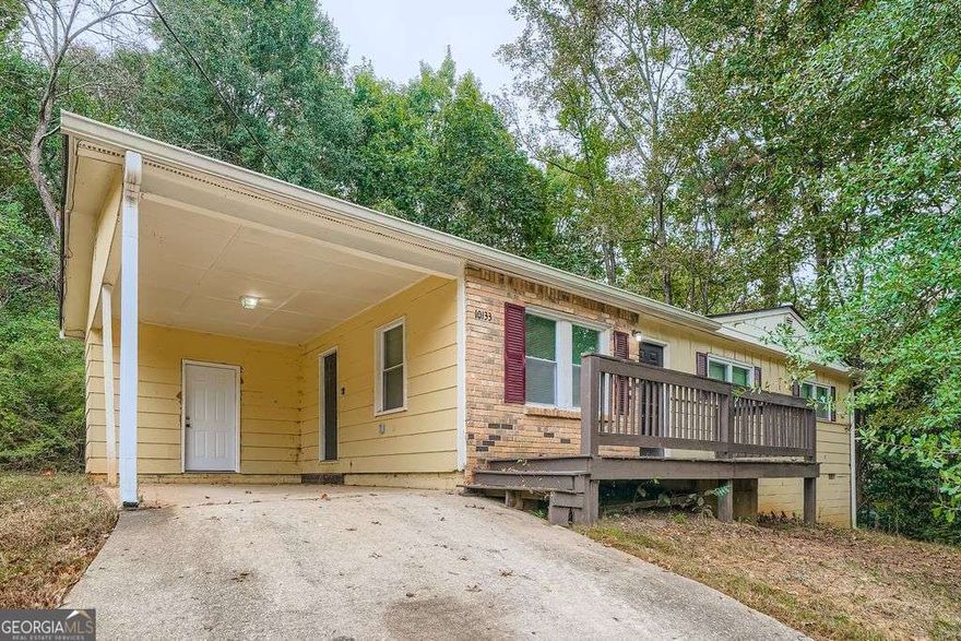 Must see updated 3 bedroom 2 bathroom ranch home. Enjoy one level living. Laminate flooring throughout. No carpet. White cabinetry and stainless appliances in kitchen. Three bedrooms and two full bathrooms. A Dining area, living room, and laundry room round out the one level. A one car carport provides a covered place to park. A great residential setting minutes from downtown Covington and i20. Make this home yours today!