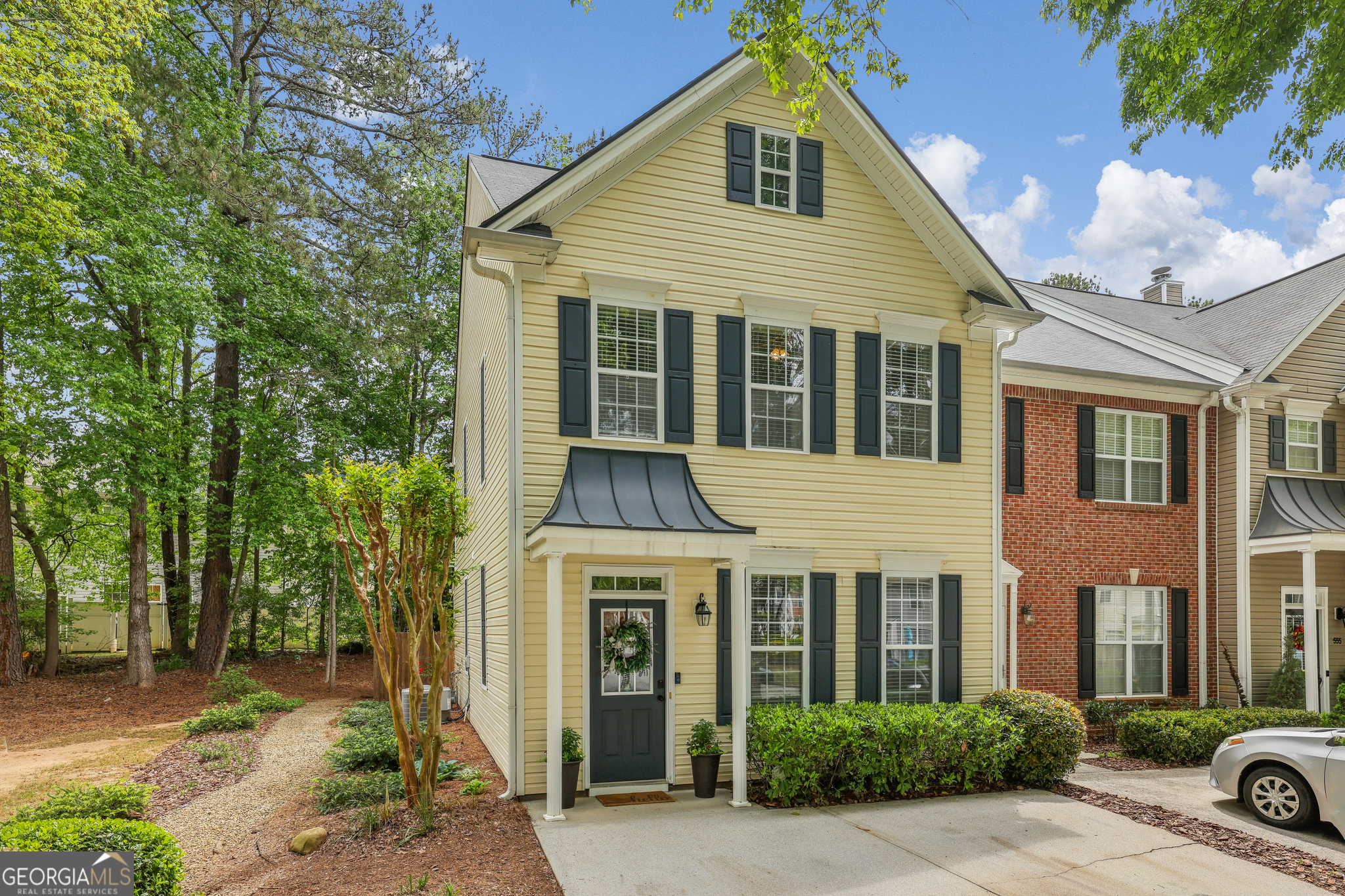 Move-In Ready Townhome with Style + Smart Updates and No Rental Restrictions! This charming 3 bed, 2.5 bath townhouse blends comfort and character with updates throughout. YouCOll love the stylish shiplap accents and white kitchen, which adds a fresh, cozy vibe to the space. The primary suite features an updated en-suite bath with beautiful new tile floors and a custom vanity. Step outside to your private fenced backyard with turf, paver patio, and outdoor storage Co ideal for relaxing, entertaining, or pets at play. The exterior trim and doors have been recently repainted for a polished finish. The townhome also has a newer roof, HVAC system, and hot water heater. This townhome is located in the highly sought after school district of Cogburn Woods Elementary, Hopewell Middle School, and Cambridge High School! You are mere minutes from AlpharettaCOs top restaurants, shopping, and entertainment spots, including Avalon and downtown Alpharetta. Bright, updated, and full of personality Co this home is the perfect mix of style and function Co perfect for families and investors alike!