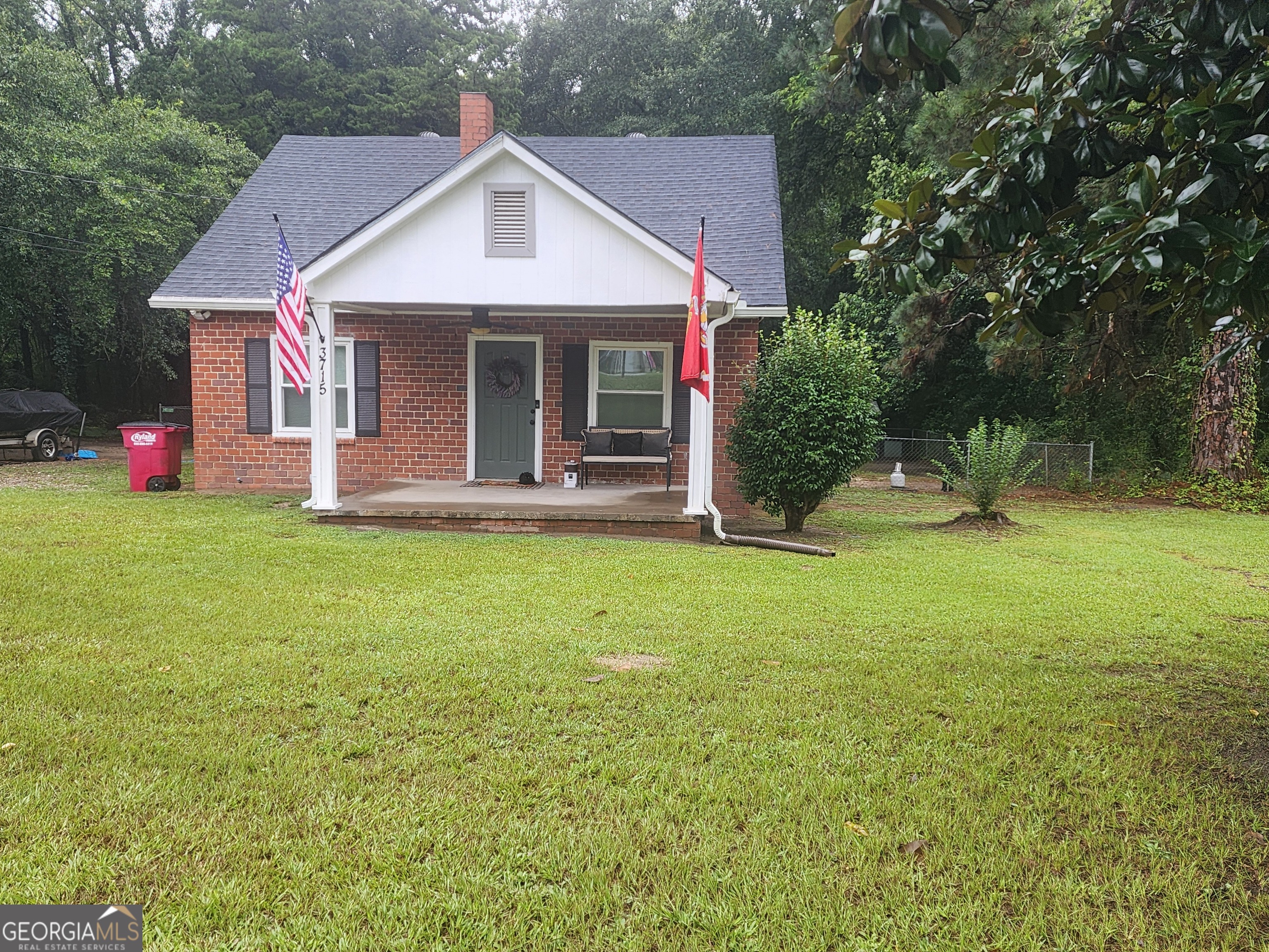 Welcome to your ideal retreat in the heart of Lizella, GA! This charming 3-bedroom, 2-bathroom brick residence offers the perfect blend of comfort, style, and convenience. With a spacious layout filled with natural light, this home is ideal for families or anyone seeking a serene retreat. The beautifully maintained property features a classic brick exterior, providing timeless curb appeal and low-maintenance durability. The interior boasts a spacious master bedroom for ultimate relaxation and a stunning tiled walk-in shower in one of the well-appointed bathrooms, adding a touch of luxury to your daily routine. Step outside to a private, fenced-in backyard with a private back porch, perfect for entertaining guests or enjoying quiet evenings outdoors. Located just minutes from shopping, grocery stores, and top-rated hospitals, this move-in-ready home ensures all your daily needs are within easy reach. Don't miss the opportunity to own this Lizella gem in a vibrant, welcoming community!