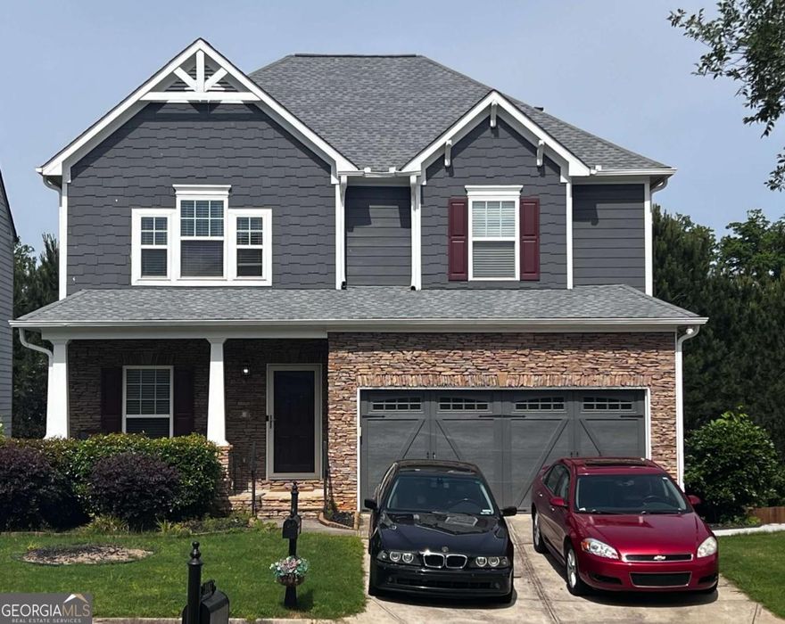 This home features wonderful craftsmanship inside and out! Hardwood floors, Wayne's coating in the formal dining room, a limestone fireplace, with a open floor plan for entertaining! The Master Suite is spacious with a huge bath and walk in closets and more. The basement features a game area, kitchenette/bar, great room as well as a home theater. The basement can be used as an in-law suite as well! The back yard offer's multi-levels for entertainment on the screened-in deck off the first floor or the patio on the terrace level. Come and see Lakeside Preserve community featuring a Clubhouse, pool, workout center, tennis courts, basketball courts, lake and sidewalks for strolling through out the neighborhood for exercise or with your "fur" babies! The estate living community with great amenities is located near Hartsfield International Airport, Dinning and Shopping for anything you need only 2 miles away from home.