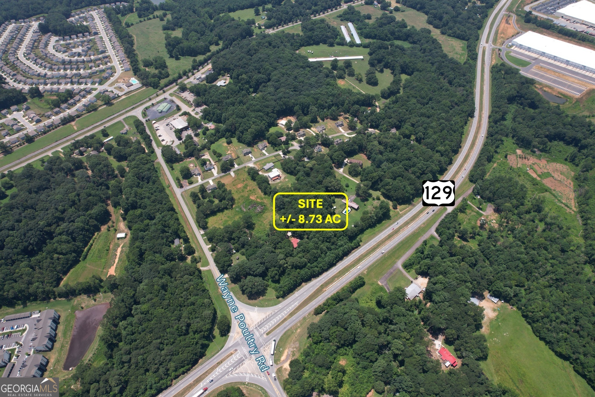 0 Highway 129 and Wayne Poultry Road