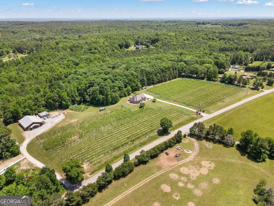 Vineyard & Winery Asset Sale  - Exceptional turnkey opportunity on 11.2 acres, including 4 acres of mature, producing vineyards. Asset sale includes land, vineyards, an inviting tasting room, a fully equipped wine production facility, temperature-controlled bulk storage, large bottled & bulk wine inventory, a brick residence, and all equipment. Business is still open and produces a respectable revenue on just 28 retail hours/week, with strong potential to grow through expanded hours, distribution, events, or wine tourism. Live the vineyard lifestyle while building on a proven, income-producing operation.