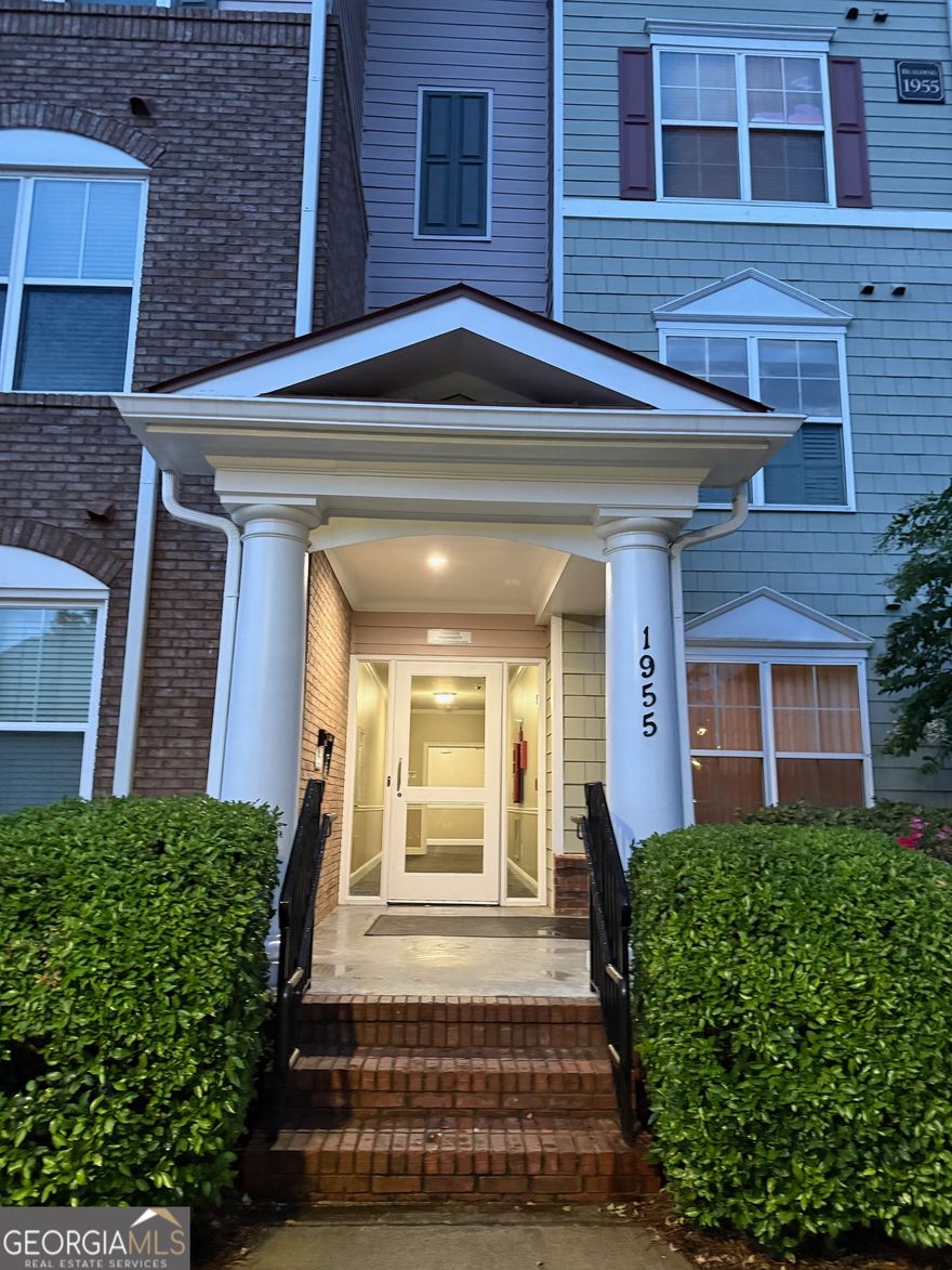 LOCATION, LOCATION, LOCATION!!! Downtown Alpharetta, North Point Mall, Topgolf, Ameris Bank Amphitheatre, Fetch Dog Park and more just minutes away by foot or bike, you could easily embrace a car-free lifestyle! This ground-floor unit offers direct access to a private back patio. Inside, you'll be surprised by the generous layout. A welcoming foyer, walk-in pantry, abundant cabinetry and counter space, and a spacious open-concept living and dining area. The oversized walk-in closet in the master suite is a standout feature that adds even more convenience. This unit also features smart home technology in the form of one touch, dimmable light switches, Wi-Fi thermostat, lights that turn on when you walk into the room and a security system. The community amenities also impress: take a dip in the neighborhood pool, let kids play on the on-site playground, or join a volleyball game at Fetch's sand courts. Designed for easy living, the building is secure, quiet, and well-maintained and low HOA fees. All of this within the highly regarded Milton High School district. If you're looking for comfort, convenience, and community-all in one spot-this condo delivers. Come see it for yourself!