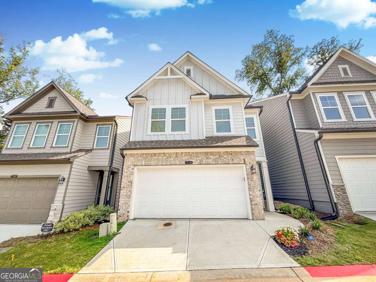 Brand new build in Kennesaw with a hg open flr pln and LVP. You enter into the the opn lvrm that boasts a beautiful firplce, and connects to the lrg dinning area. The ktchn has evrythng you need; from the farm sink to the stnlss stl applncs. Your inner chef will love the gas rnge, wth all the cbnts you'll need. The 1st lvl finishs up with a hlf BA and huge 2 car grge. Take the strs up to an open hllwy leading to the BRs with all new frsh crpt and paint. You will love the tray ceiling in the hge main BR with w-in closet and ensuite BA. The upstrs lndry finishes the overview. Follow the tour... this might just be your next home! Resident Benefit Package included. Check out our 5-Star Reviews on Google. Rent quoted reflects discount for on time payment, ask for details.