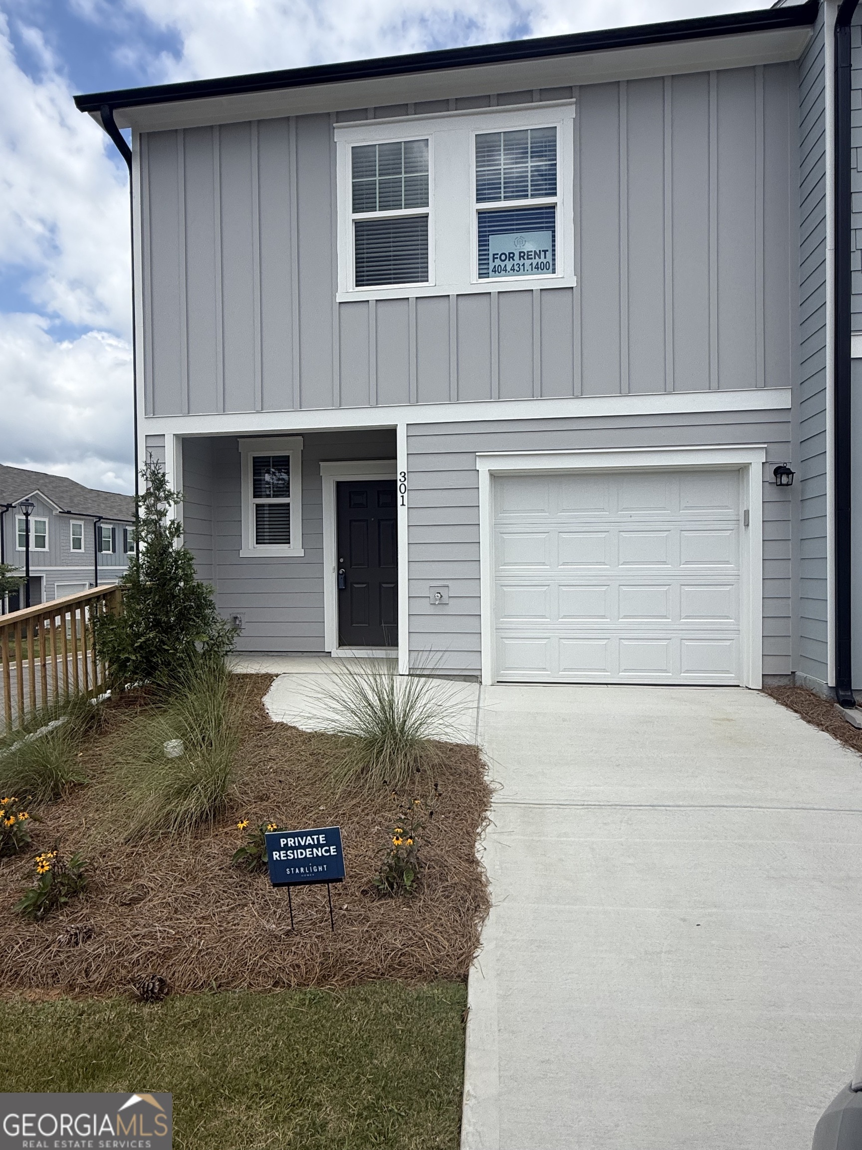 OH MY! You won't want to miss this BRAND NEW end unit townhome right across from the pool! Conveniently located in a new gated community near dining, shopping and all the charm of downtown Villa Rica. Minutes from I-20! Featuring 3 large bedrooms, 2 1/2 bathrooms and a large open living/kitchen area, stainless steel appliances, washer & dryer, patio and attractive landscaping, this townhome is just perfect and ready for it's very first tenant(s).