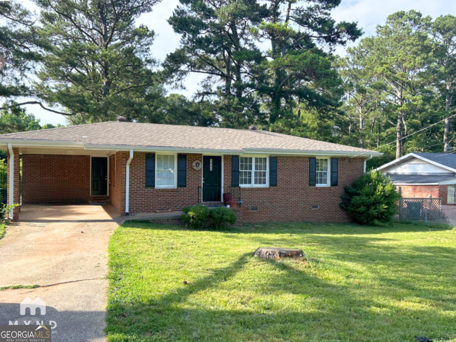 Welcome to 3444 Linecrest Rd, where you'll find an inviting residence that features 3 bedrooms and 1 full bathroom, offering a comfortable 1091 square feet of living space. The kitchen is a highlight, boasting updated appliances, stylish cabinetry, and lovely countertops that make cooking a breeze. You'll also appreciate the convenience of washer/dryer hookups included. The bedrooms are nicely sized and offer ample closet space. Never worry about parking with a carport providing 1 covered space. Step outside and relax in the spacious backyard, perfect for outdoor relaxation and gatherings. This home is ideally located close to restaurants, shopping, parks, and much more. Commuting is easy with convenient access to I-675, and for your travel needs, Hartsfield-Jackson International Airport is less than 14 miles away. Schedule a tour today! Reasonably priced for affordable housing. Income restrictions apply. Please reach out to a Leasing Agent for more details. _____ RENT WITH MYND -Fast Online Application (valid for 30 days) -Mobile App to Pay Rent and Track Services -Affordable Renter's Insurance Lease term: 12 months Section 8 is Accepted ONE-TIME FEES Non-refundable $59.00 Application Fee Per Adult One Time Move In Fee $199 REQUIRED MONTHLY CHARGES* $1510.00: Base Rent Monthly admin fee equivalent to 1% of the current rent *Estimated required monthly charges do not include the required costs of utilities or rental insurance, conditional fees including, but not limited to, pet fees, or optional fees. See our website for more information: https://leasing-faqs.stonly.com/kb/en CONDITIONAL FEES This is a pet-friendly property! 3 Pets Max; Pet Move-In Fee $199 per pet; Pet Rent per pet varies based on Paw Score. Breed restrictions apply. All pets must be registered at www.petscreening.com Please visit our website for details You can reach us directly at leasing@mynd.co, or call 404-476-6179, or text 470-306-0496 for more information.