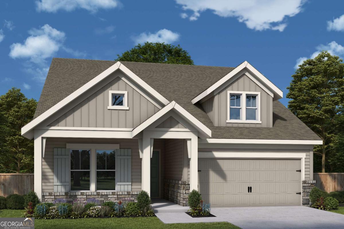 Experience the Ridgeford - One of Our Most Sought-After Floor Plans! Discover effortless, single-level living in The Ridgeford-a standout home in our exclusive 55+ active adult community, Maple Grove at Towne Lake From the moment you step through the elegant rotunda entry, you'll feel the thoughtful design and elevated finishes throughout. This open-concept plan offers two generously sized guest suites with a shared full bath-ideal for overnight visitors or multi generational living. The heart of the home is the expansive main living area, where the gourmet kitchen, oversized island, dining space, and family room all flow together-perfect for entertaining or easy everyday living. Open the door to your oversized covered patio, a true outdoor extension of your living space-whether you're hosting friends or enjoying a quiet cup of coffee. Need a dedicated workspace or hobby area? The private home office/flex space offers the privacy and versatility you've been looking for. End your day in the luxurious owner's retreat, complete with abundant natural light and spa-inspired ensuite to help you unwind. Located in the gated Maple Grove at TOwne Lake in Woodstock GA, you'll enjoy a low-maintenance lifestyle with lawn care included and trash in the HOA. Plus, unmatched resort-style amenities await, including: Swimming Pool 2 Pickleball Courts Walking Trails & Close Parks and Lake 4 Community Gardens Clubhouses with a Part-Time Lifestyle Director Come see why so many are choosing to call Crescent Pointe home. Schedule your private tour today!
