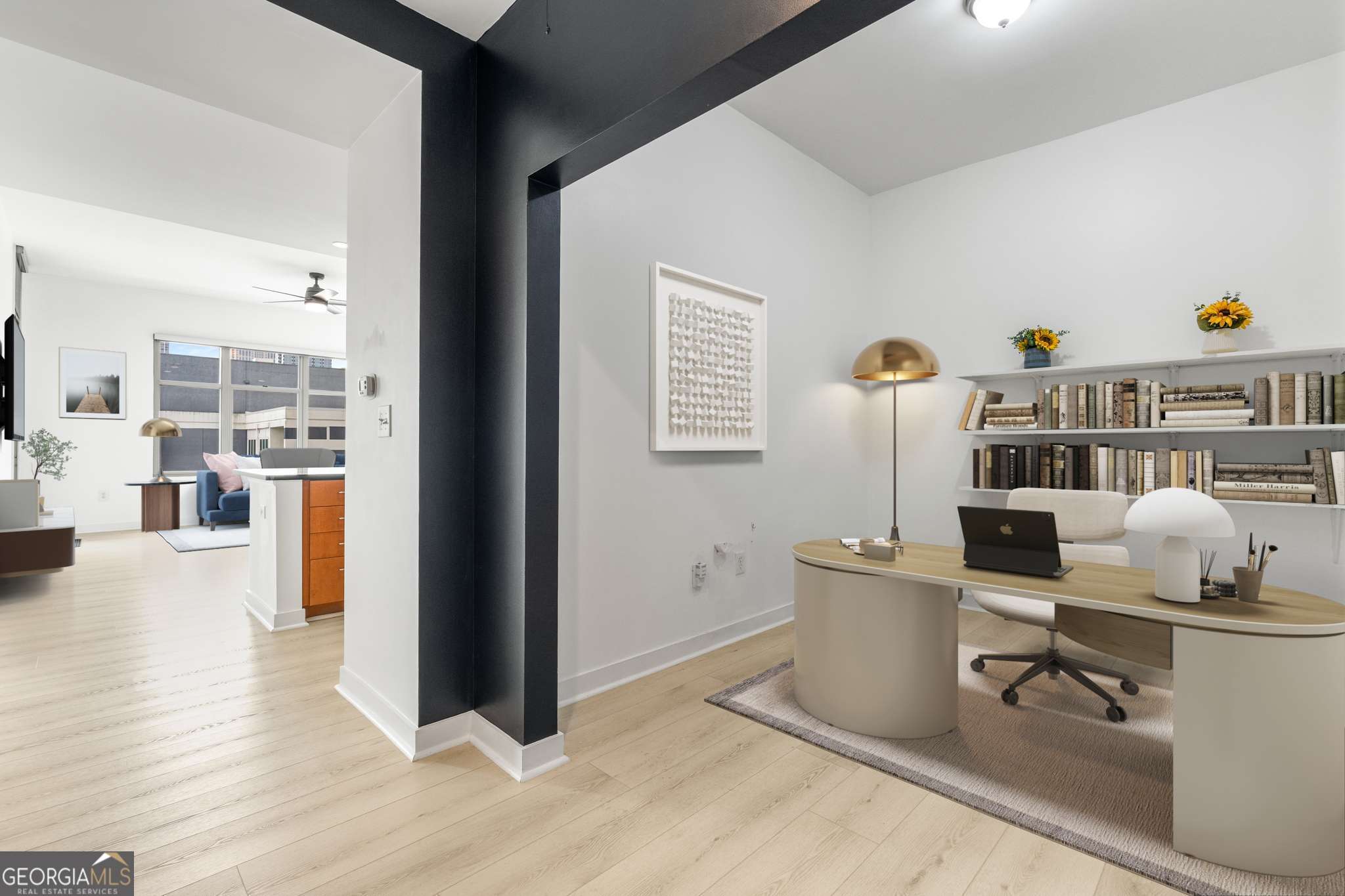 Discover elevated city living in this oversized 1-bedroom with a versatile den-ideal for a home office, guest room, or creative flex space. This beautifully updated unit features white oak-style LVP flooring throughout, a fully renovated bathroom with premium fixtures, and a brand new HVAC system installed in July 2025. Enjoy sun-soaked, southern-facing views that flood the space with natural light and provide a stunning backdrop of the city skyline. Located in the heart of SoNo (South of North Avenue), you're just one block from the historic Fox Theatre and MARTA, with quick access to both Midtown and Downtown. You'll also be minutes from some of Atlanta's most iconic attractions, including Ponce City Market, Piedmont Park, Mercedes-Benz Stadium, Centennial Olympic Park, the Georgia Aquarium, World of Coca-Cola, and State Farm Arena. The building offers a full suite of luxury amenities, including 24-hour concierge service, a stylish clubhouse that doubles as a co-working space, a fully equipped fitness center, and a resort-style pool and entertainment deck complete with a fireplace, bar, and outdoor lounge seating-perfect for relaxing or entertaining guests. This light-filled condo combines modern finishes, spacious design, and unbeatable access to everything Atlanta has to offer.