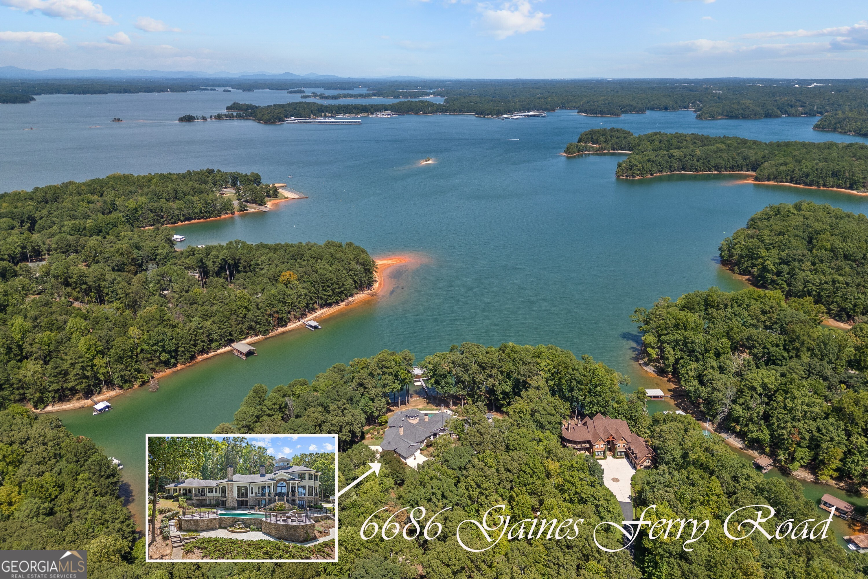 None - Private Lake Lanier Estate - Residential