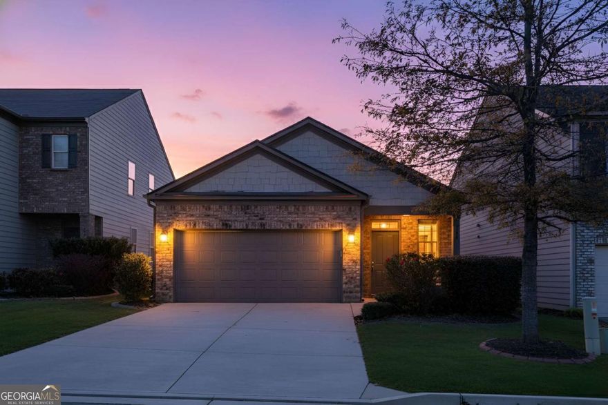 Welcome to this beautiful three-bedroom, two-bath home located in the desirable Blacks Mill Preserve community in Dawson County. Enjoy one level living in this turn key ranch with a perfect, level backyard completely fenced in for privacy. This turn-key home offers an inviting open floor plan filled with natural light and modern finishes throughout. The spacious kitchen flows seamlessly into the dining and living areas, creating the perfect space for entertaining or relaxing. The primary suite features a private bath and generous closet space, while two additional bedrooms offer comfort and flexibility for family, guests, or a home office. Incredible, private backyard with new, over-sized concrete patio for entertaining or relaxing.    Blacks Mill Preserve is a sought-after neighborhood featuring scenic walking trails, a community pool, and peaceful natural surroundings. Enjoy close proximity to grocery stores, shopping, and a variety of restaurants just minutes away. Ideally located near all that North Georgia has to offer, this home provides easy access to Lake Lanier, the North Georgia mountains, and endless opportunities for hiking, fishing, and boating. Experience the best of modern living in a serene setting-this home is truly move-in ready.