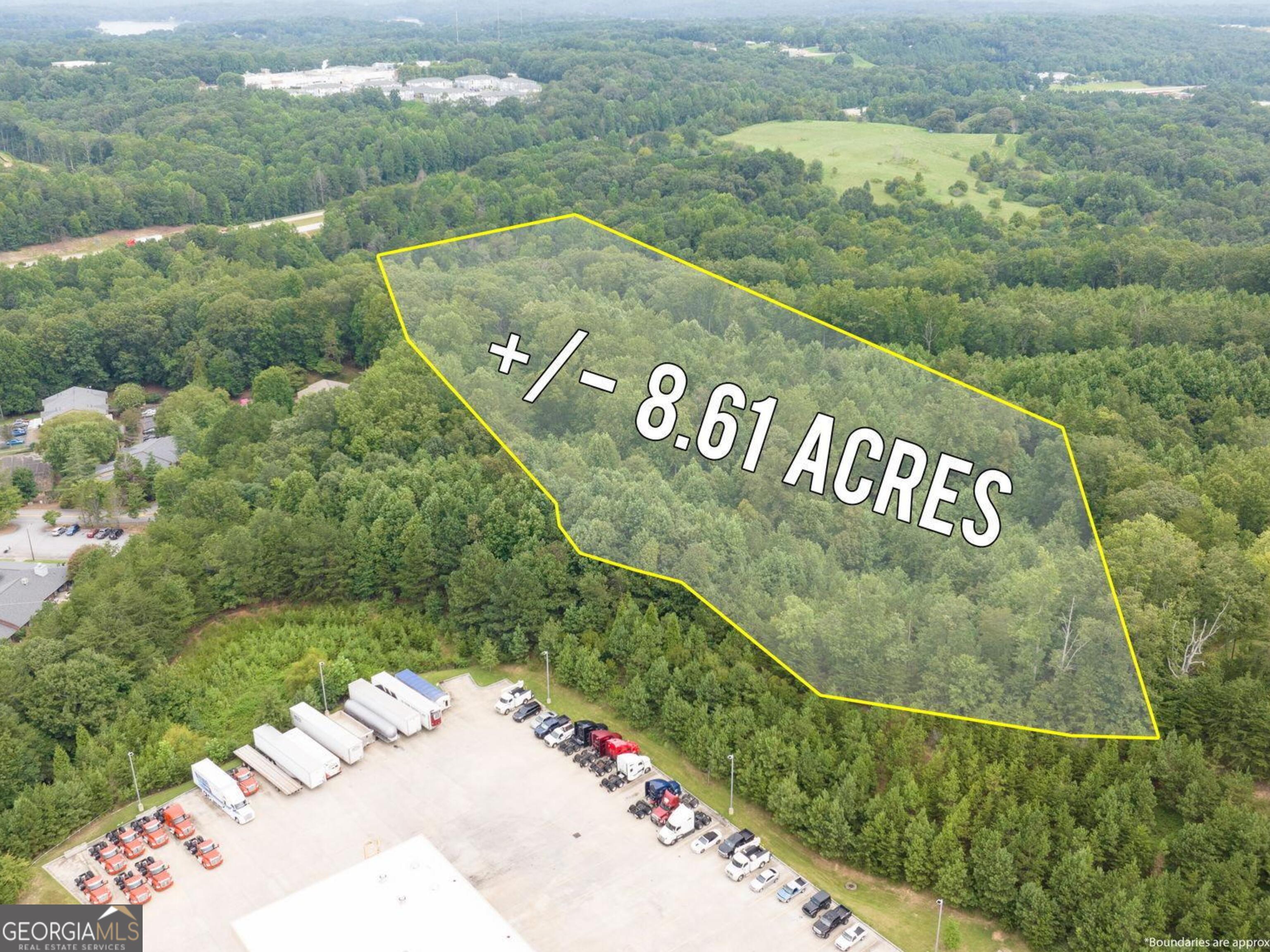 8.61 acres located in Hall County. Close to I-985 off Jessie Jewell Parkway. Zoned AG.