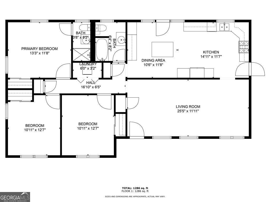 Mableton, Georgia 30126, United States, 3 Bedrooms Bedrooms, ,2 BathroomsBathrooms,Residential,Pending,123544