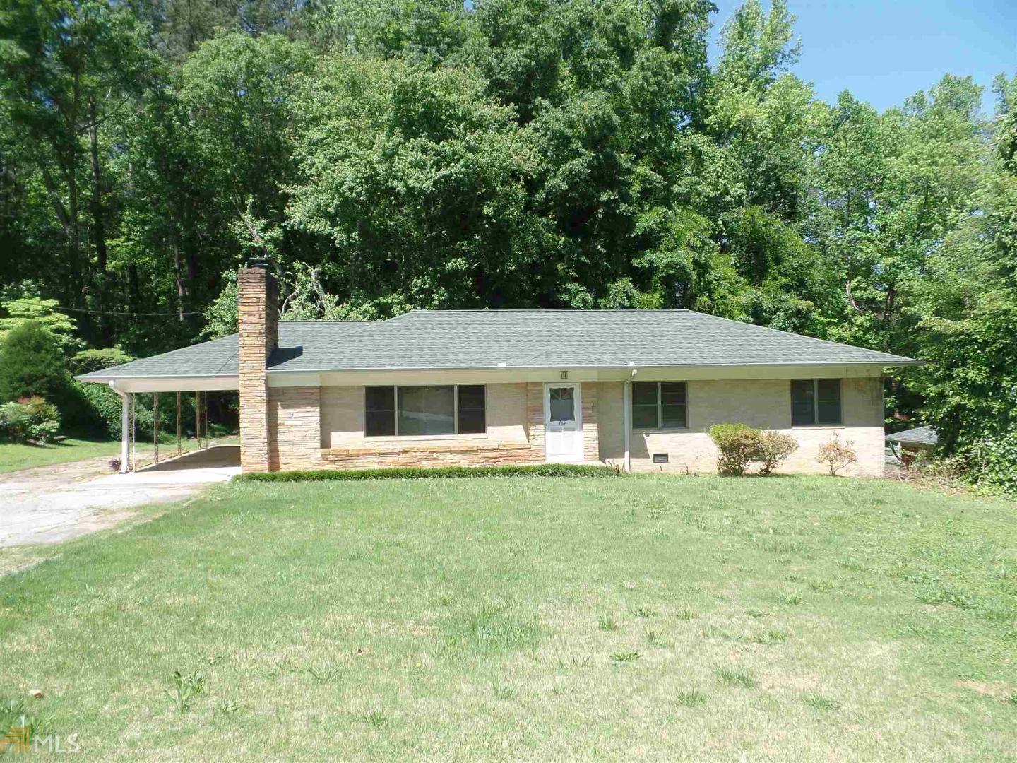 Convenient brick ranch, hardwood and tile floors, laundry could be moved upstairs. As is, no disclosure.