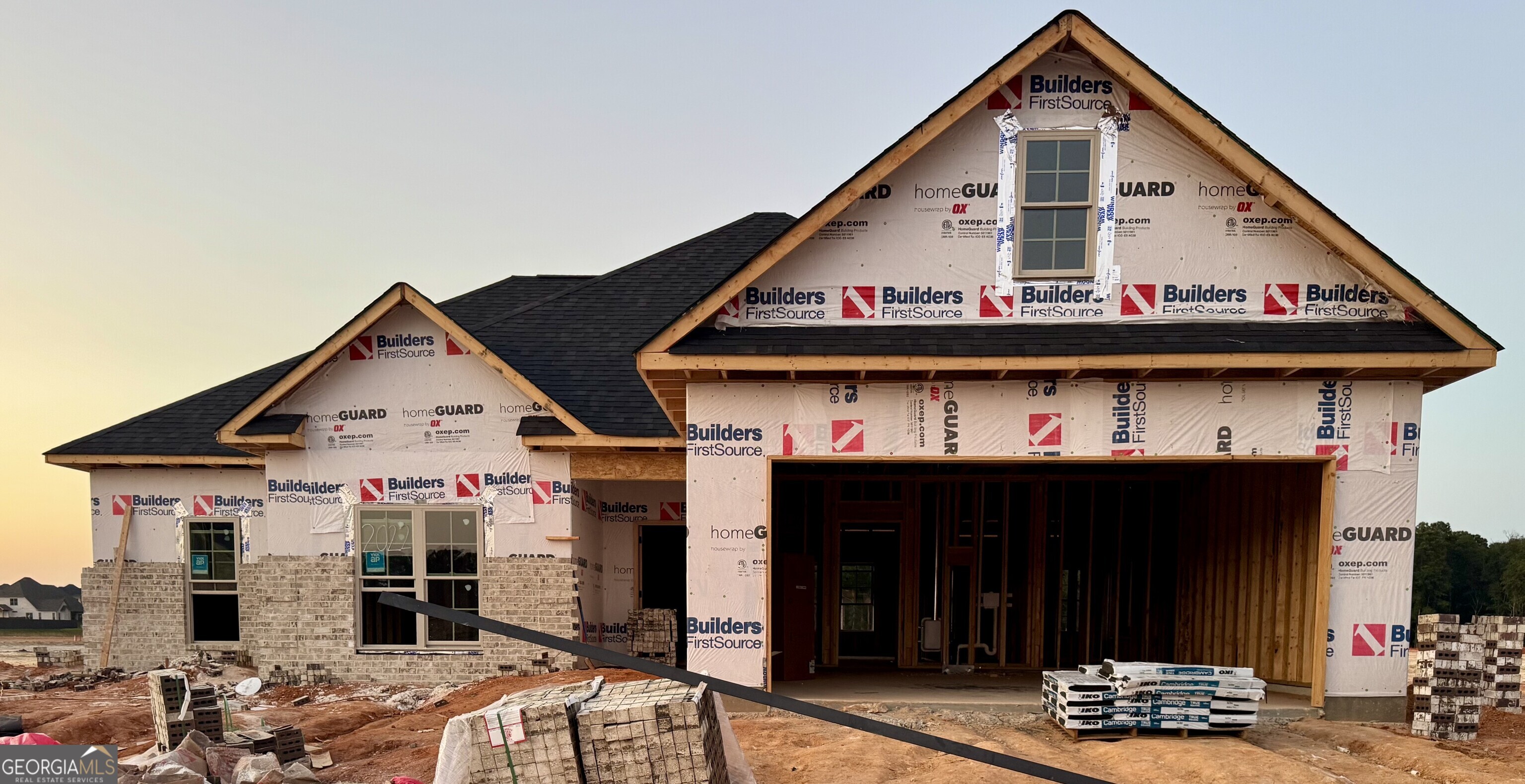 DRIGGERS CONSTRUCTION PRESENTS THE RIVER BIRCH A PLAN. All brick, approx 1888 sq ft with 4 bedrooms and 2 full baths. This home is an open floor plan with granite counters in kitchen and luxury vinyl plank flooring. The great room boast an electric fireplace with a brick surround. Large master suite features a custom tile shower, garden tub, dual vanities and spacious walk in closet. Sod and sprinkler in front, sides and 10 ft off back of home. 2" wood faux blinds are also included. Call for your personal viewing today! Completed 12/15/25.