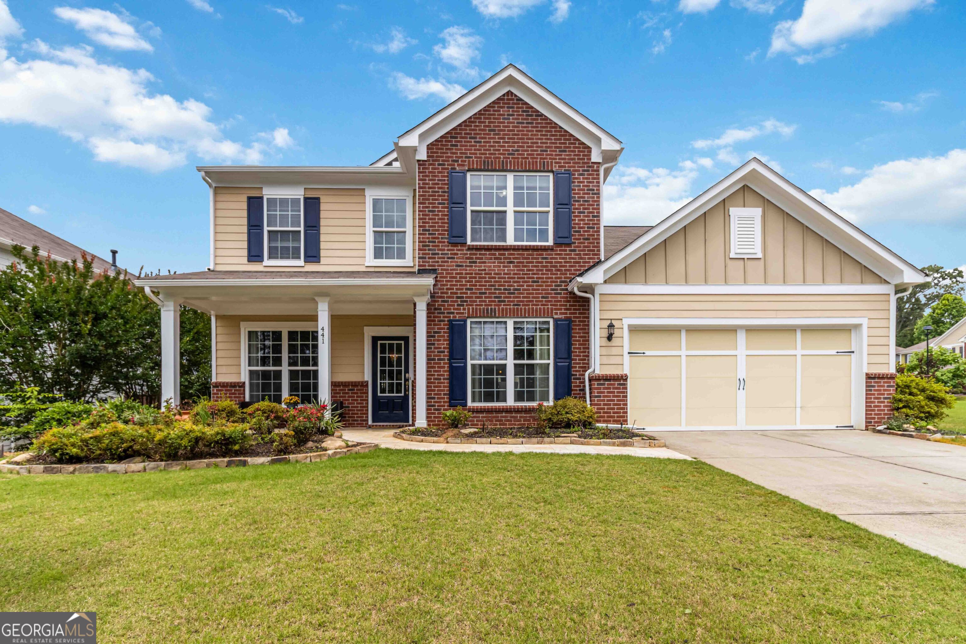Beautiful 6-Bedroom, 4.5-Bathroom Home on a Corner Lot in the Highly Sought-After Woodview Enclave Neighborhood! This stunning home offers an open-concept design, perfect for modern living. The spacious kitchen features granite countertops, stainless steel appliances, a large island, and a seamless flow into the living room and a bright sunroom with built-in speakers overlooking the backyard. The fenced-in backyard is made for entertaining, complete with a stone fireplace and patio-ideal for barbecues and gatherings. Upstairs, you'll find the owner's suite with tray ceilings, a generously sized walk-in closet, and four additional bedrooms. The main floor includes a private guest bedroom with an en-suite bathroom and walk-in closet, plus a convenient half bath for visitors. A separate den/office space off the entrance offers the perfect work-from-home setup or could easily be used as a playroom. What makes this home even more special is its prime location within the community-situated next to green space and directly across from a beautiful open lot, both designated as common areas. These areas cannot be built on and are reserved for residents to enjoy, offering a rare sense of privacy and natural beauty. Located just 10 minutes from vibrant Downtown Woodstock, this home provides easy access to Hwy 92 and I-575 for a smooth commute. Little River Elementary School is directly across the street, and you're minutes from everyday conveniences like Publix, Kroger, Walgreens, and a variety of local shops and restaurants. Woodview Enclave offers incredible community amenities, including a Junior-Olympic Pool, lighted Tennis Courts, a scenic neighborhood Lake with fishing allowed, and a newly remodeled clubhouse perfect for private events. Residents also enjoy nearby walking and running trails, with direct access to the renowned Greenprints Trail System and pickleball courts. This home truly has it all-space, style, location, and lifestyle. The community is well below the rental cap, so leasing is permitted!