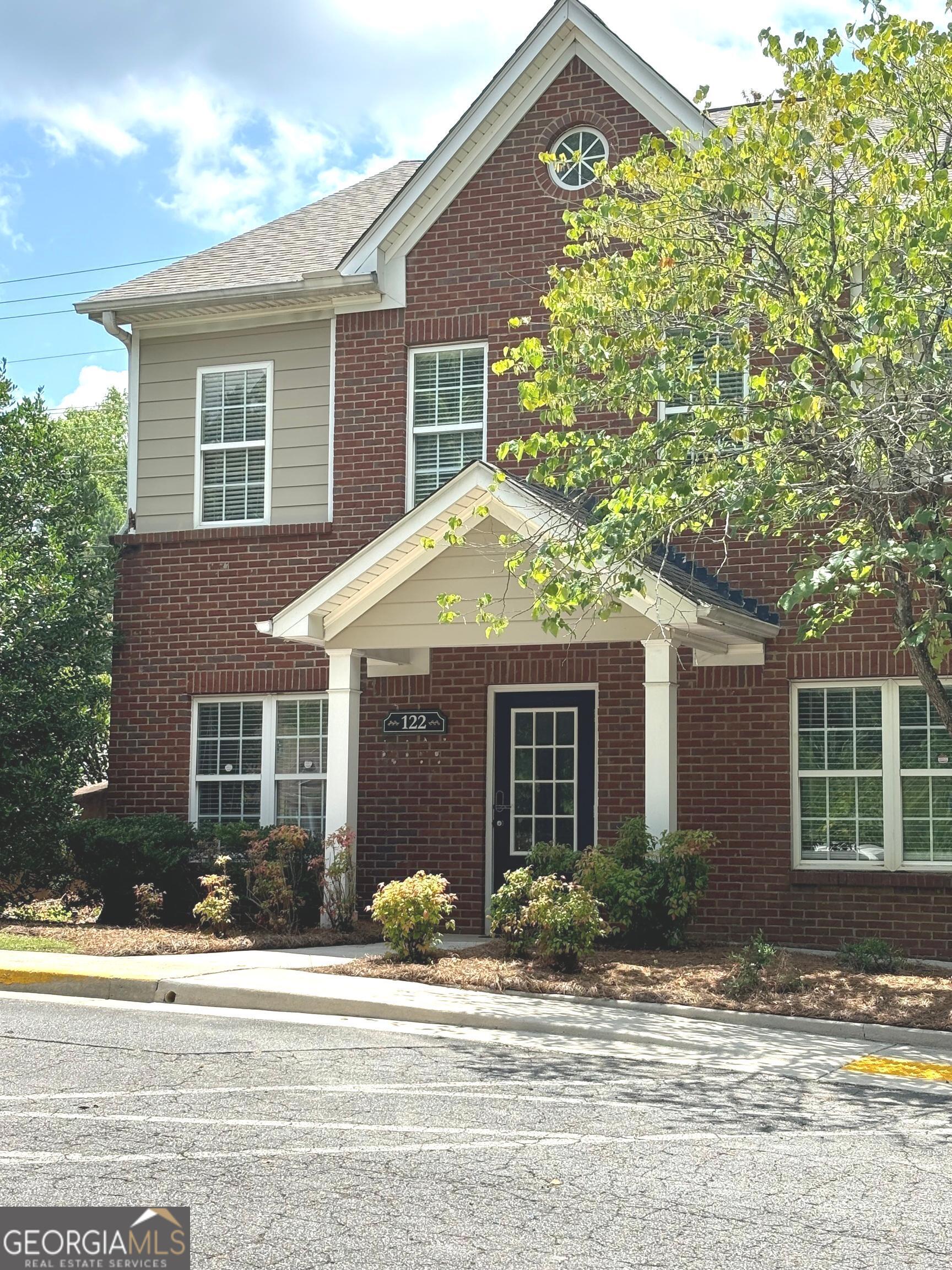 Alpharetta office condo for sale, perfect for a professional-services business of any kind. This is a corner unit on the lower level, offering direct parking-lot access for convenient step-less entry. The condo features three window office spaces, three internal offices, one large walk-in storage room, a counter kitchen with space for a mini refrigerator, and a bathroom. Freshly painted! It also has new LED adjustable lighting, digital entry, and CAT 5 and power-over internet. The layout offers maximum flexibility to suit a variety of business needs. The front window office space is large enough to be used as a conference room or welcome area, or put french doors on it and use it as a designated office. Two of the internal offices are large enough for multiple work spaces. Located in East Alpharetta near Johns Creek with quick access to both 400 and 141/Peachtree Corners Pkwy.