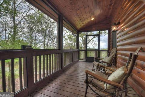 A home in Mineral Bluff