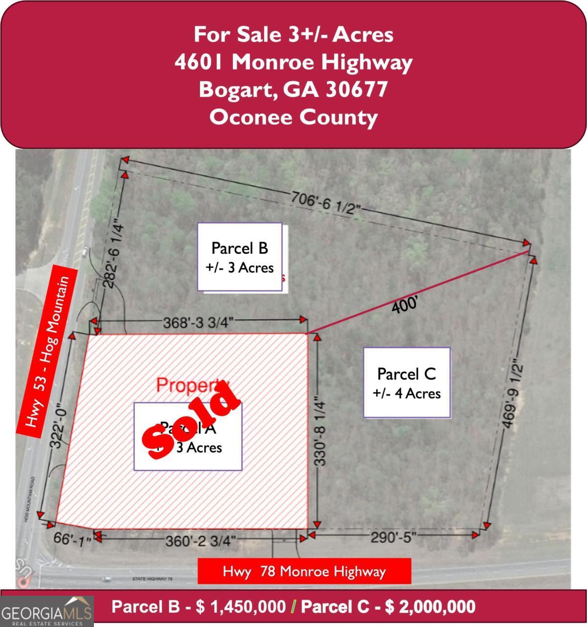 6601 Hog Mountain Hwy - Hwy 53 PARCEL B