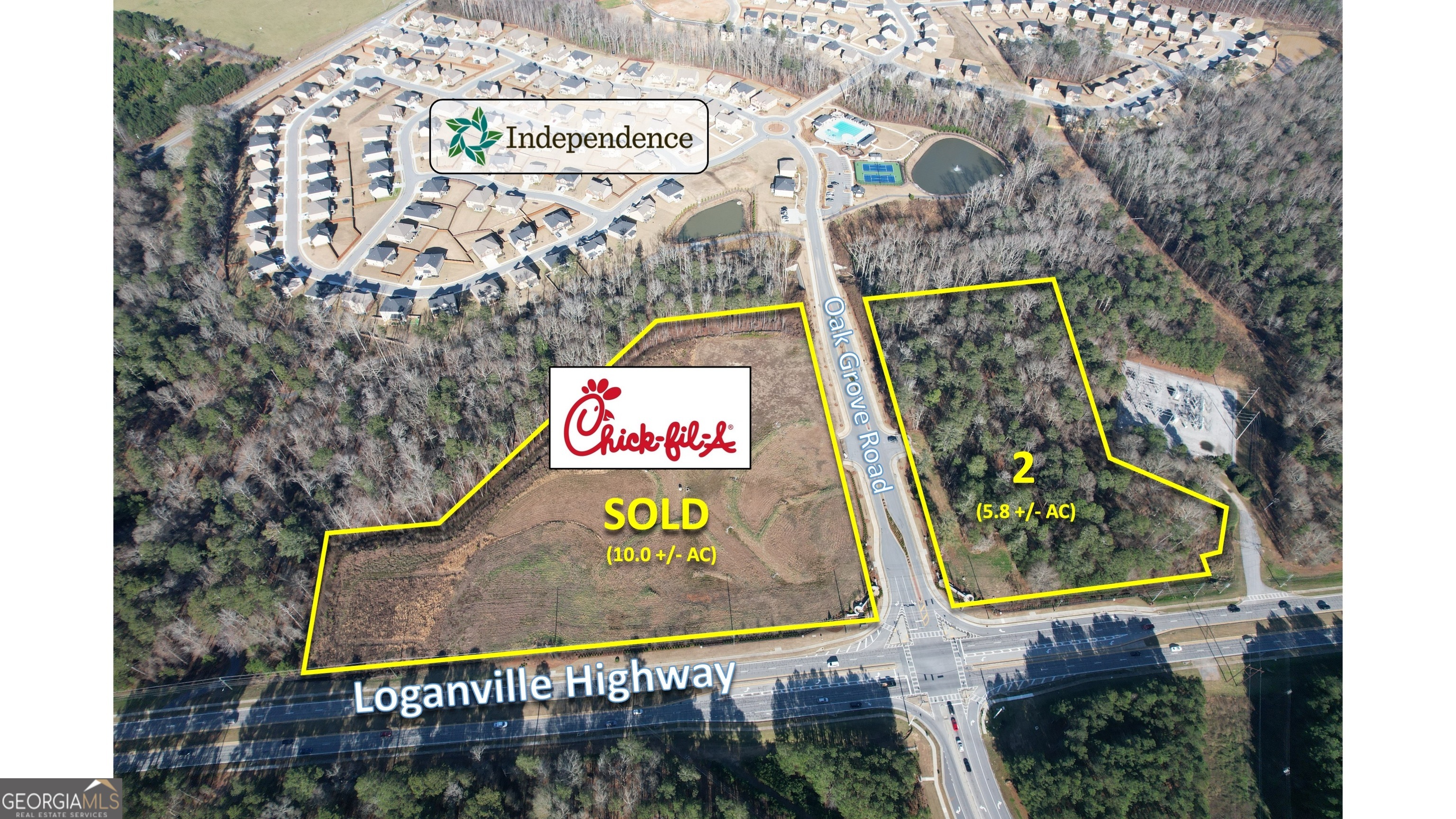 0 Loganville Highway LOT B (2.2 AC)