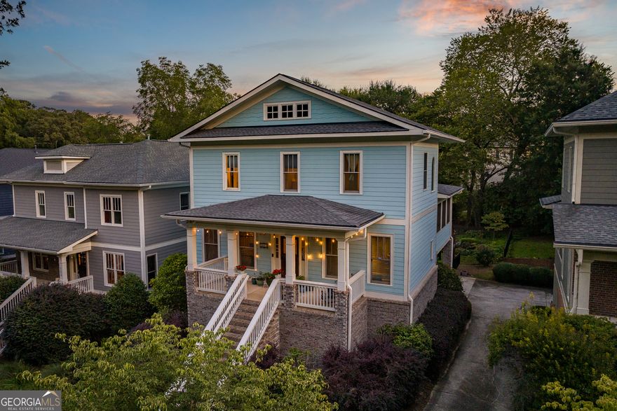 Most houses hum one tune.This one? A whole playlist of moods.  163 Easy Street sits a block from Boulevard in Parkside at Normaltown, a 15-home enclave where neighbors wave but don't pry, and morning coffee tastes better because Sips is just around the corner. Built in 2004 by John Willis Homes, it's solid in its bones but sly in its details, always just a little more thoughtful than expected.  On the main floor, it plays gracious host: formal dining ready for holiday roasts or poker nights, an office/library that reads business in the morning, but welcomes a science fair project, or an unfinished novel, by afternoon. The kitchen hums with purpose: a commercial ice machine that feels like an overindulgence until you can't live without it; a butler's pantry tucks gadgets away for later; windows framing green instead of neighbors. The living room keeps the spotlight balanced, built-ins and a Heatilator fireplace at center, tall picture windows throwing in the kind of natural light that makes everything sparkle. By the time you wander onto the screened porch or Trex deck, the house has already shifted to its softer mood: linger, stay, watch a sunset not the clock.  Upstairs, the primary suite prefers a little drama: vaulted ceilings, its own fireplace, treetop views that change wardrobe each season, and a mini-split for micro personalized comfort. Two more bedrooms keep things calmer, sharing a Jack-and-Jill with two separate vanities that stay politely out of the way.  The terrace level has a different mindset: more calculating, less dreamy. A fully finished apartment with its own entrance, kitchen, laundry, bedroom, and steam shower. It's the side of the house that thinks in spreadsheets: rental income, multigenerational living, six-month stays that turn into twelve. A flex room (currently a gym) and lockable garage storage only add to the practicality. In Boulevard, where rentable space disappears in seconds, this is the rare side of a home that pays dividends.  Recent updates-roof (2020), HVAC, water heater, mini-split-make the practical voice even louder. Outside, a fenced backyard leans green and quiet, the kind of stage any Sandy, curled up in the final act, would happily call her own. Parkside's shared greenspace adds just a little more breathing room.  Morning mood? Coffee at Sips. Afternoon? A beer at Hi-Lo. Evening? Rooftop dining in Normaltown. And just beyond the calm, Cobbham and downtown open up-music, patios, and the pulse of Athens at full tilt.  163 Easy Street doesn't just speak. It plays different scenes, some lit in lamplight with books and bourbon, others wide open with morning windows and laughter; shifting, adapting to your needs. And whichever side you meet first, it'll feel like the right one.