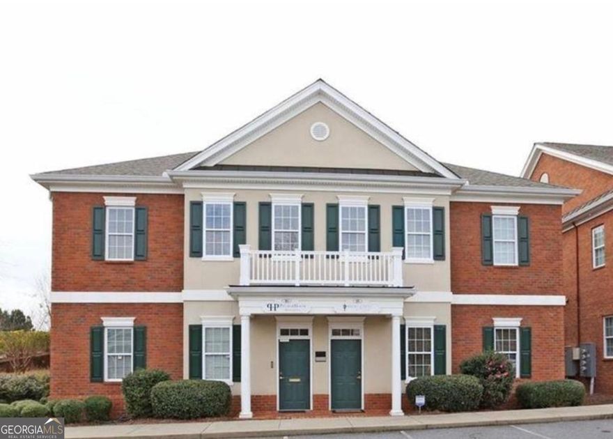 Charming well-designed office with reception area. It's located on Northpoint Parkway there is a large commercial sign, zoned for retail or office located in Alpharetta just five minutes to Avalon and Northpoint Mall and there is a sign on Northpoint Parkway. There are also three offices, a supply room and ground floor entry perfect for any professional office or professional services.