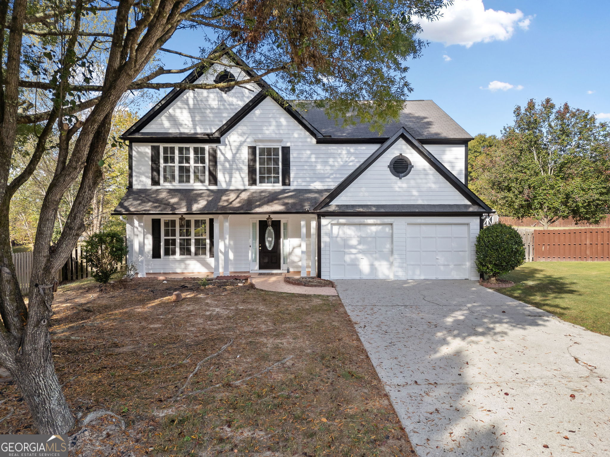 PRICE IMPROVEMENT! Seller understands some cosmetic work needs to be done and would like that reflected in the price for a buyer who would love the opportunity to put their own personal touches on their future home! This stunning 2-story residence in the serene Halstead Lake community boasts 2,286 sq ft of beautifully updated living space. Featuring 4 spacious bedrooms and 2.5 baths, enjoy brand new paint and carpet throughout, as well as modern amenities like new toilets and a state-of-the-art gutter system. The heart of the home includes a cozy gas fireplace with a brand new chimney, creating a warm ambiance for gatherings. Step outside to a beautifully landscaped, expansive backyard-ideal for entertaining or relaxing in your own private oasis. With a brand new AC system and located on a quiet cul-de-sac in a friendly neighborhood, this home perfectly combines comfort and convenience. Don't miss your chance to own this exceptional property!