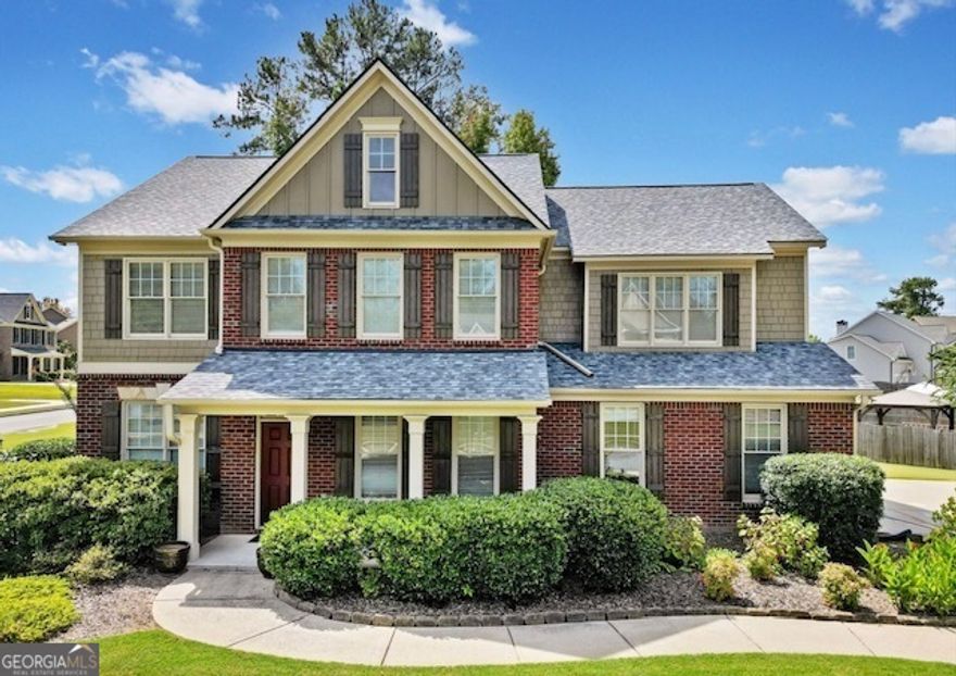 Spacious 5-Bedroom, 3-Bathroom Home for Lease. Welcome to your dream home! This stunning property offers a perfect blend of comfort and functionality. The main floor greets you with a welcoming atmosphere, featuring a formal dining room and a versatile space ideal for a home office or flex room. The formal living room, with its cozy gas fireplace, sets the stage for warm gatherings and relaxation. The heart of the home is the kitchen, complete with double ovens, a gas stove, a breakfast bar, and a charming breakfast nook that overlooks the backyard. For added convenience, the main floor includes a spacious bedroom and a full bathroom, perfect for guests or multi-generational living. Upstairs, youCOll find four additional bedrooms, each offering plenty of space and natural light. The luxurious primary suite is a true retreat, boasting a separate tub and shower, a double vanity, and an oversized walk-in closet. Step outside to the covered patio, perfect for year-round entertaining or unwinding in the privacy of your own backyard. With thoughtful details and ample space, this home has everything you need for comfortable living. Schedule your tour today and make this incredible property your next home!