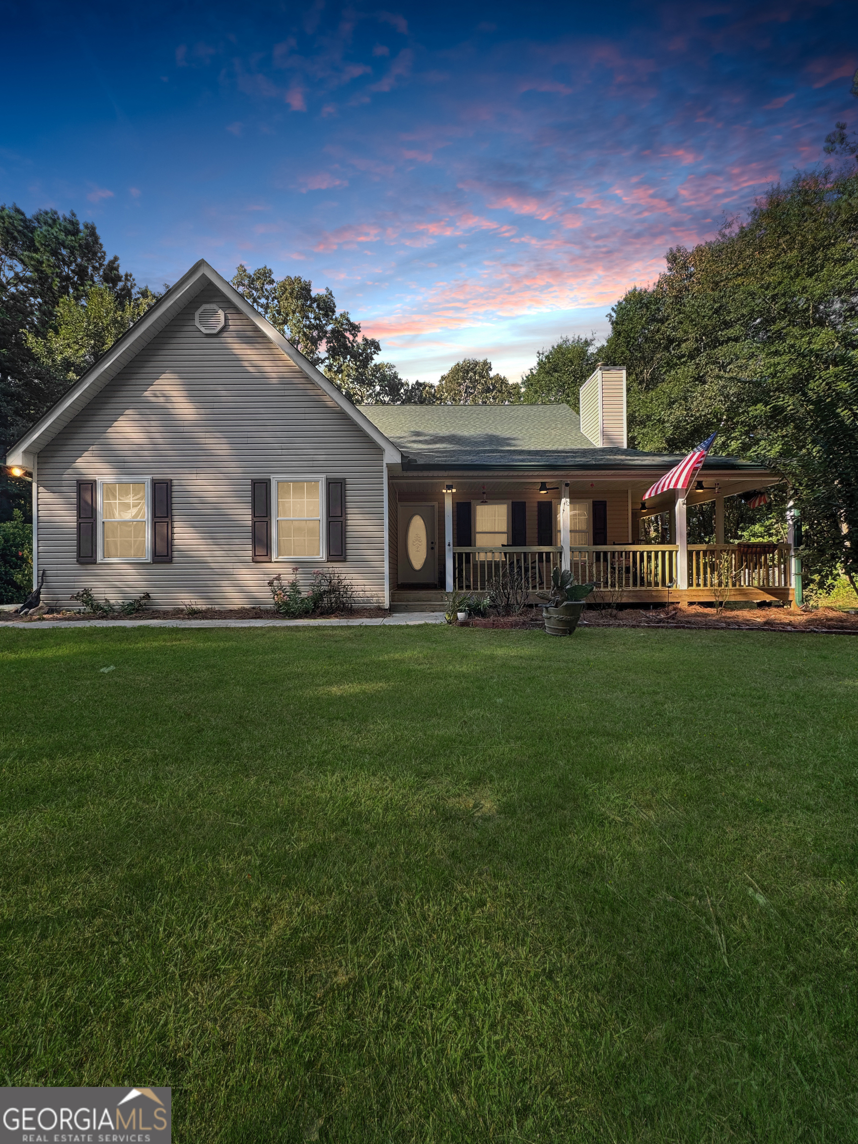 Country charm meets modern updates! This 3 bedroom, 2 bath home sits on 3 acres in one of Jackson/Butts County's most sought-after areas - just minutes from Lake Jackson and all the marinas. Nearly everything has been done for you: new HVAC, new roof, new gutters, new water heater, and a septic system that was pumped with an upgraded filter only two years ago. Inside, you'll love the oversized living room and the huge kitchen built for family, friends, and gatherings. Even better, the seller is offering a $5,500 allowance for paint and flooring so you can put your own finishing touches on it. Outside is where this property truly shines - a fenced backyard for pets and play, a one-year-old pool (keep it or it can be removed), and your very own orchard with Red Delicious and Yates apple trees, Arkansas Black apple trees, Ozark plum trees, a pear tree, and blueberry bushes. This home is the best of both worlds: private country living with space to grow, yet close to the water and the conveniences of town. Don't miss your chance to make this special property yours!