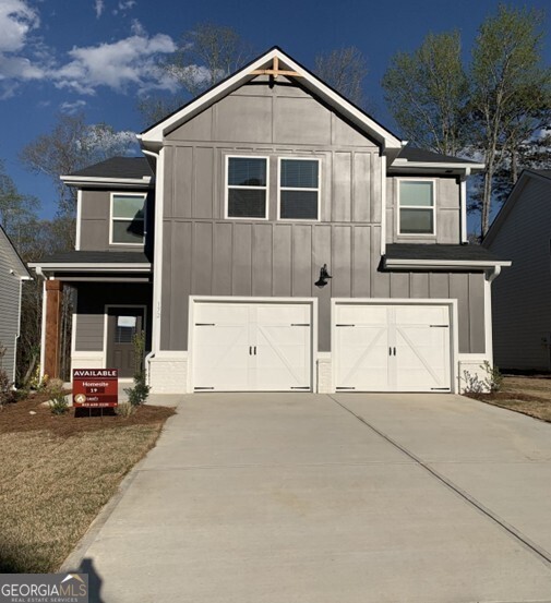 Brand New!!! Charming and move-in ready! This is a four bedroom, two and half-bath home in McDonough, offering a modern and functional layout perfect for today's lifestyle. Step inside through the welcoming foyer into an open-concept family room, dining area, and kitchen featuring abundant counter space, cabinetry, and a central island. Upstairs, you'll find three spacious bedrooms, a full bath, a large laundry room, and a private primary suite with its own bath. Enjoy the convenience of a 2-car garage, generous storage, and built-in smart home features. Ideally located in McDonough, Henry County, this home is just minutes from I-75, shopping, and dining-making it the perfect place to call home.