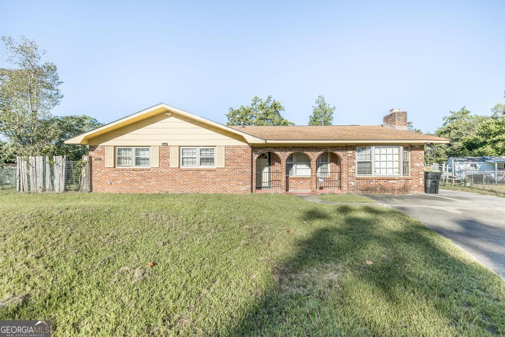 Come check out this cute & cozy home located in a quiet culdesac. Snuggle up to a fire in the oversized living room that showcases a massive stone wall fireplace! New laminate floors, with  a newer HVAC and Roof! Close to RAFB, shopping and restaurants. Make your appointment today!