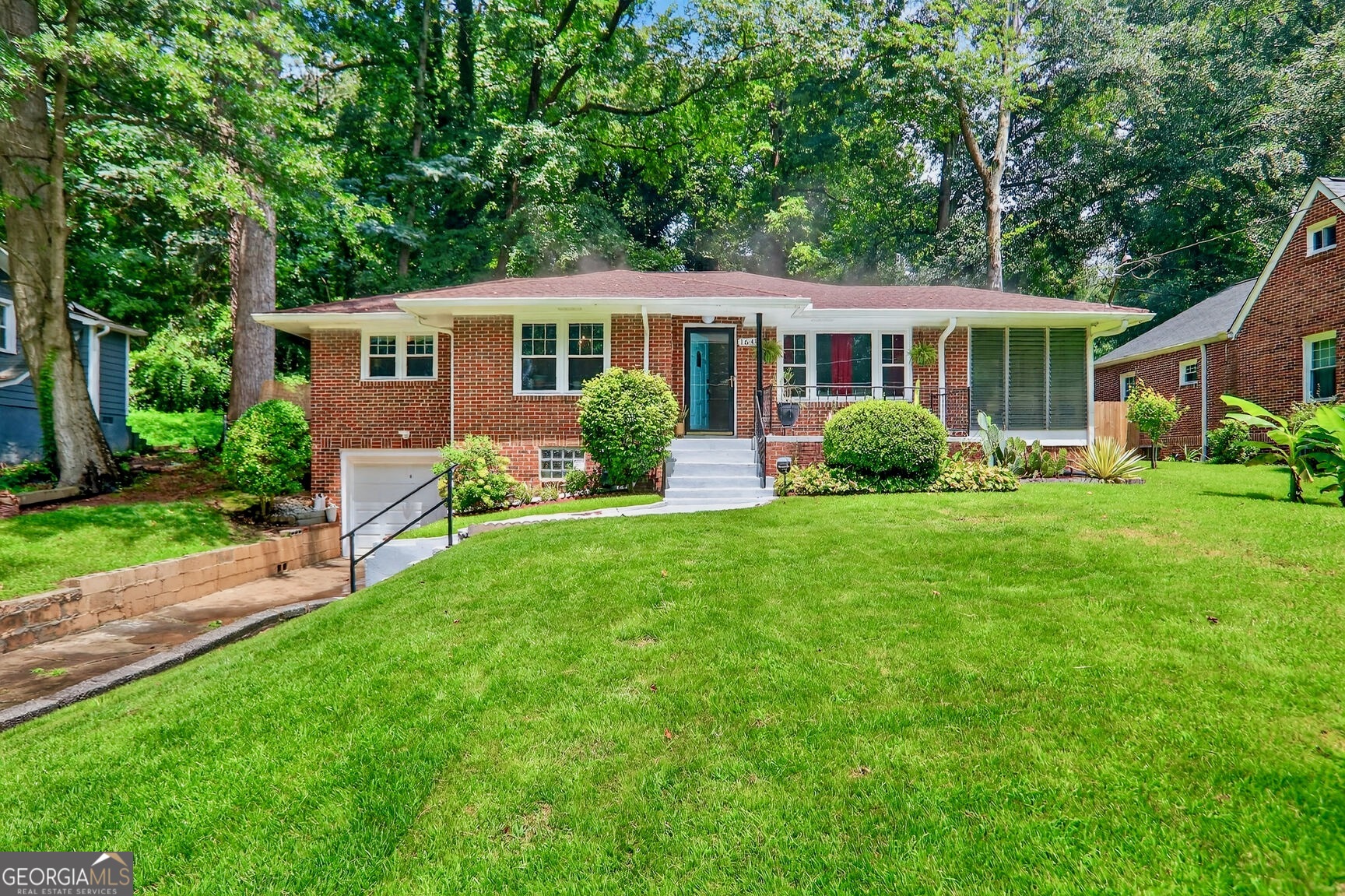 Charming Brick Ranch Retreat Near the Beltline! Welcome to your next home sweet home-a beautifully maintained brick ranch nestled on nearly half an acre of land! Step inside and immediately feel the warmth as natural sunlight pours through brand-new windows, dancing across the original re-finished hardwood floors that add timeless character. Whether you're hosting game night in the spacious dining room or whipping up your favorite dishes in the cozy, functional kitchen, this home is made for memory-making. Mornings are better with coffee in the fully screened sunroom, and evenings are perfect for sipping sweet tea or lemonade as the sun sets. New worry free windows. Fresh paint throughout on all walls and ceilings. Kitchen and laundry room with new LVP flooring. One car garage basement currently used as an artists studio with a 220 v outlet for the future tinkerers workshop. Located just minutes from the Westside Beltline and the buzzing Lee + White Food Hall, you're steps from Atlanta's hottest breweries-including Monday Night Garage, Boxcar, Wild Heaven, Best End Brewing, and Boggs Social. Plus, with quick access to Downtown Atlanta, East Point, the Delta Campus, and Hartsfield-Jackson Airport, your commute has never been easier. Don't miss this rare gem in a location that truly has it all-space, charm, and unbeatable convenience. Schedule your showing today... this one won't last!
