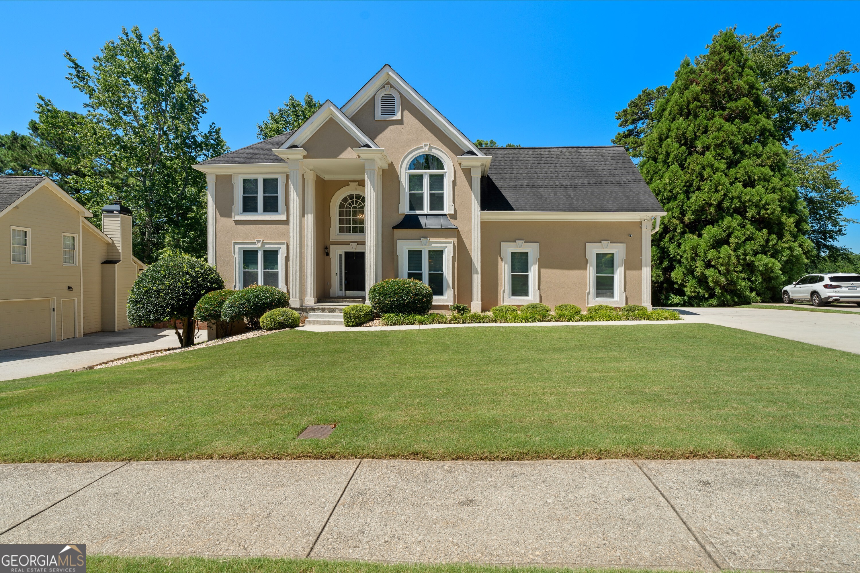 Enjoy sweeping golf course views from the comfort of your kitchen, breakfast, and living areas, beautifully united in an open-concept layout designed for effortless living and refined entertaining." Meticulously renovated in 2023, this elegant residence showcases a newly paved driveway, energy-efficient dual-pane windows, rich hardwood flooring, and a reimagined chef's kitchen with sleek, modern finishes. A once unfinished basement has been thoughtfully transformed into a fully finished lower level, offering versatile space for a media room, home gym, guest suite, or office. Well-maintained 5-bedroom, 3.5 bath home with basement in Appalachee Farms, sitting on Hole #2 of the award-winning Trophy Club of Apalachee Golf Course!Formal dining room and living room on the main level. The kitchen is complete with a one-of-a-kind view overlooking the green of Hole #2! An eat-in kitchen provides access to the deck overlooking the large backyard. Upstairs is the oversized owner's suite with a dedicated ensuite featuring a separate tub and shower with dual sinks. Three generous secondary bedrooms with a shared bathroom. The backyard is one of a kind with Greenspace, backing up to the golf course. Very close to Dacula High School and Hebron Christian Academy! With just 12 minutes to the Mall of Georgia and 25 minutes from Lake Lanier, the location doesn't get any better!