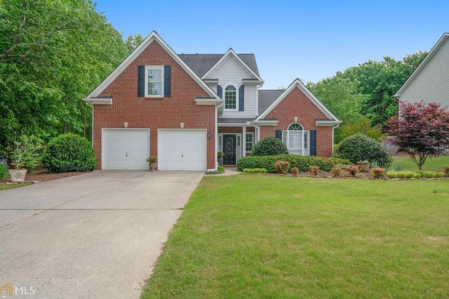 This one checks all the boxes! Beautifully landscaping on both sides of the front yard draws you in to the perfect 4 bed/2.5 bath. The backyard is also meticulously landscaped, has raised garden beds, a top of the line storage shed to keep that garage clear, and is completely fenced to enjoy this backyard privately. Enter the home to hardwoods throughout the main floor and beautifully upgraded plantation shutters throughout. Master on the main with an upgraded and spacious master bathroom including separate vanities. 3 additional bedrooms upstairs. Community pool, tennis, lake, playground, clubhouse. Right across from Caney Creek Preserve!