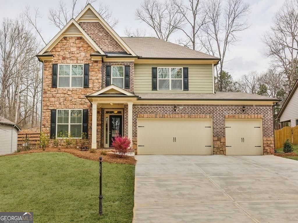 Well-Maintained 5 Bedroom, 4 Bath Home in Sought-After Swim/Tennis Community This beautifully maintained Bellvue floor plan features a spacious family room with a stunning stone fireplace, open to a gourmet kitchen with granite countertops, stainless steel appliances, gas cooktop, double ovens, and a large center island. Guest suite and full bath on the main level. Upstairs offers an oversized owner's suite with sitting area and large walk-in closet, along with three generously sized secondary bedrooms. Enjoy the screened porch and private, fenced backyard-perfect for relaxing or entertaining. Additional highlights include a 3-car garage, formal dining room with coffered ceiling, and hardwood floors on the main level. Community amenities include two pools, clubhouse, and playground. Zoned for award-winning schools and convenient to GA 400 and Lake Lanier. Minimum 12-month lease required. Owner is a licensed RE agent in Georgia #212854