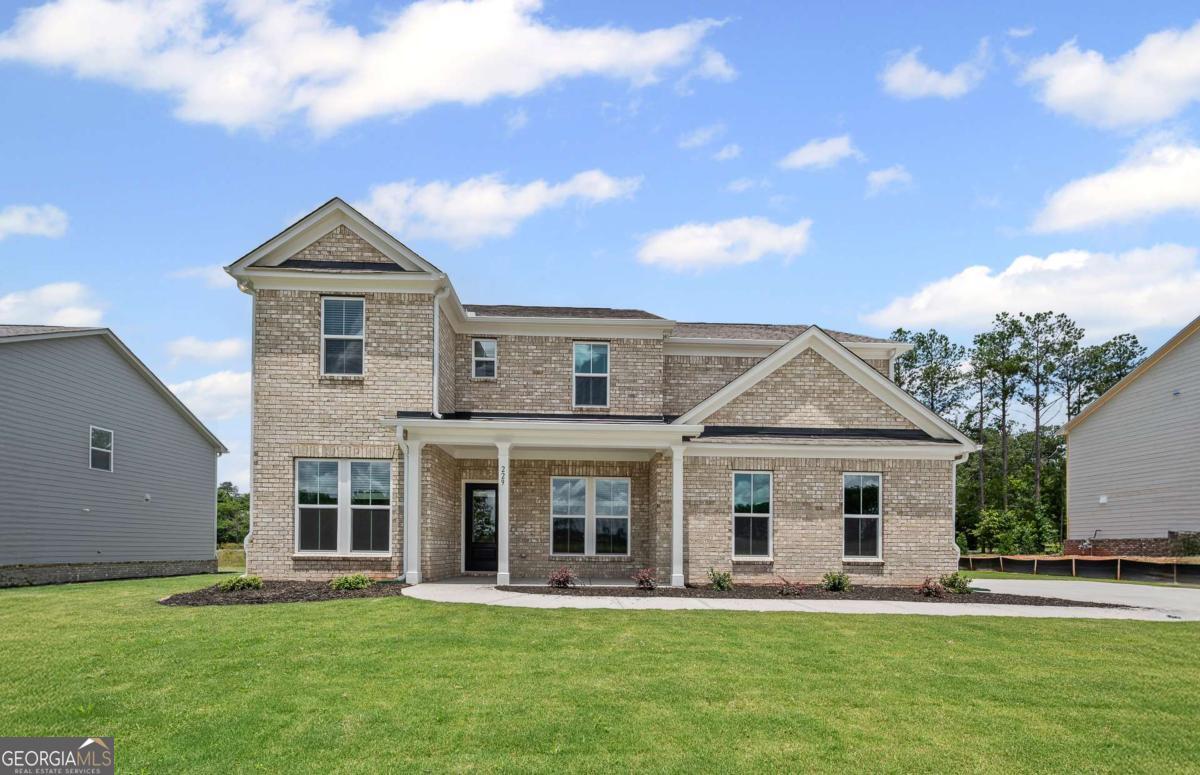 Welcome to Anderson Point Estates! This exceptional new construction home is Move-In Ready and located in a highly desirable neighborhood near Lake Dow and Downtown McDonough Square. Designed with a spacious open-concept layout, the Frazier floorplan boasts a gourmet kitchen with an oversized island and luxury finishes, a cozy fireplace, and a generously sized owner's retreat. Additional features include Jack-and-Jill bedrooms with ample closet space and multiple living areas, including a family room and a loft. The main level offers a dining room, an oversized study, open railing, and hardwood flooring throughout, providing both style and functionality. Conveniently situated just minutes from Downtown McDonough Square, Anderson Point offers easy access to premier recreational destinations such as the Georgia National Country Club and Golf Course, Tanger Outlets, Jackson Lake, Heritage Park, and more. Within the community, residents enjoy exclusive amenities, including a pool and cabana area, playground, and walking trail.