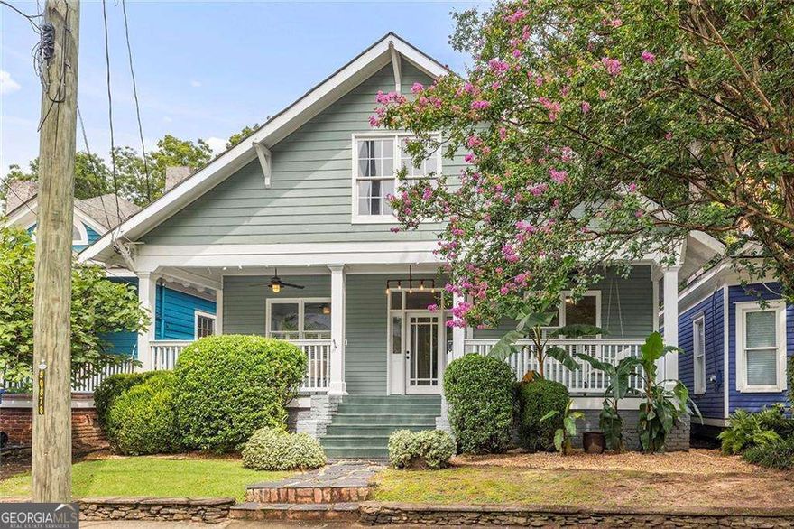 NEW ROOF & NEW PRICE on your dream Candler Park bungalow. Step into this tastefully renovated 4-bedroom, 2.5-bathroom bungalow - where charm meets modern living from the moment you step onto the porch. Revel in the renovated primary suite (2021) and easy transitions from room to room thoughtful the home. Despite the updates, you will still find periodic elements such as three decorative fireplaces, a rocking chair front porch, recently sanded and stained hardwood floors, moldings throughout, and a long foyer entryway spanning nearly the length of the home. Maybe tall ceilings are your thing? 307 Josephine has those too. Outside, find joy in the hardscaped and turfed private backyard, whether hosting or simply relaxing around the gas fireplace. Sip your morning coffee on the front porch chatting with neighbors, as Josephine St is known for its sense of community. The icing on the cake is the location - situated in the heart of Intown Atlanta in Candler Park, walking distance to Little Five Points, Inman Park, the Atlanta BeltLine and so much more.