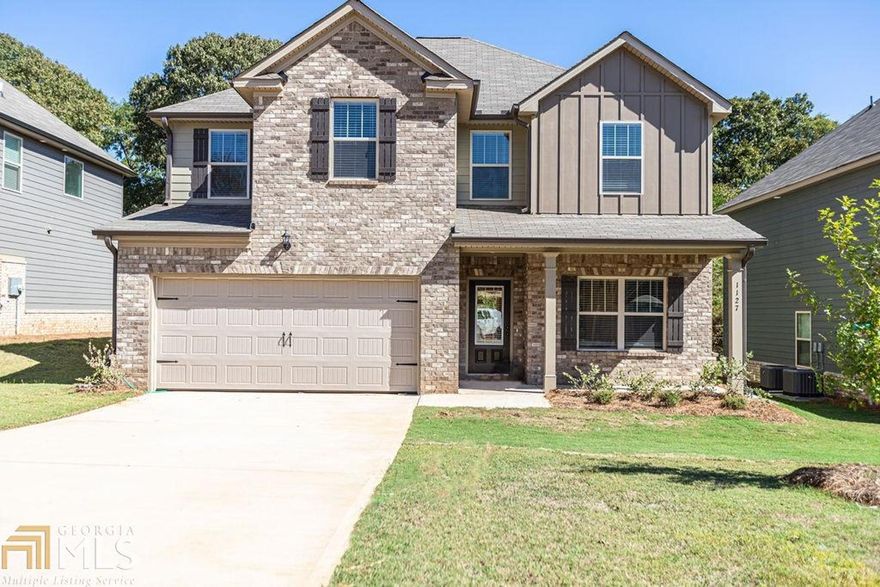 Capshaw Homes presents the Magnolia Plan featured at Locust Grove. This Community offers a picturesque downtown where you can enjoy local dining and shopping, with easy access to I-75. Make Grove Village your forever destination for your new home. Grove Village a Beautiful Gated Community featuring 4 to 5 bedroom plans. Grove Village features Craftsman Style brick front with 3 sides brick water table and true Hardi siding.The Magnolia offers an open concept with fully trim wood cased windows, open spindles, formal dining, conversational granite kitchen, 42 cabinets, breathtaking tile backslash, stainless steel appliance pkg, bronze light fixtures,private owner's retreat with sitting area and his/her closet with spa-like bath and more. Must see in order to believe the quality that is given in all of Capshaw Homes. Photos used for illustrative purposes and do not depict actual home Up to $7K paid closing costs w/preferred lender  Nice leveled Cul de sac Lot...Ready in late November 2020