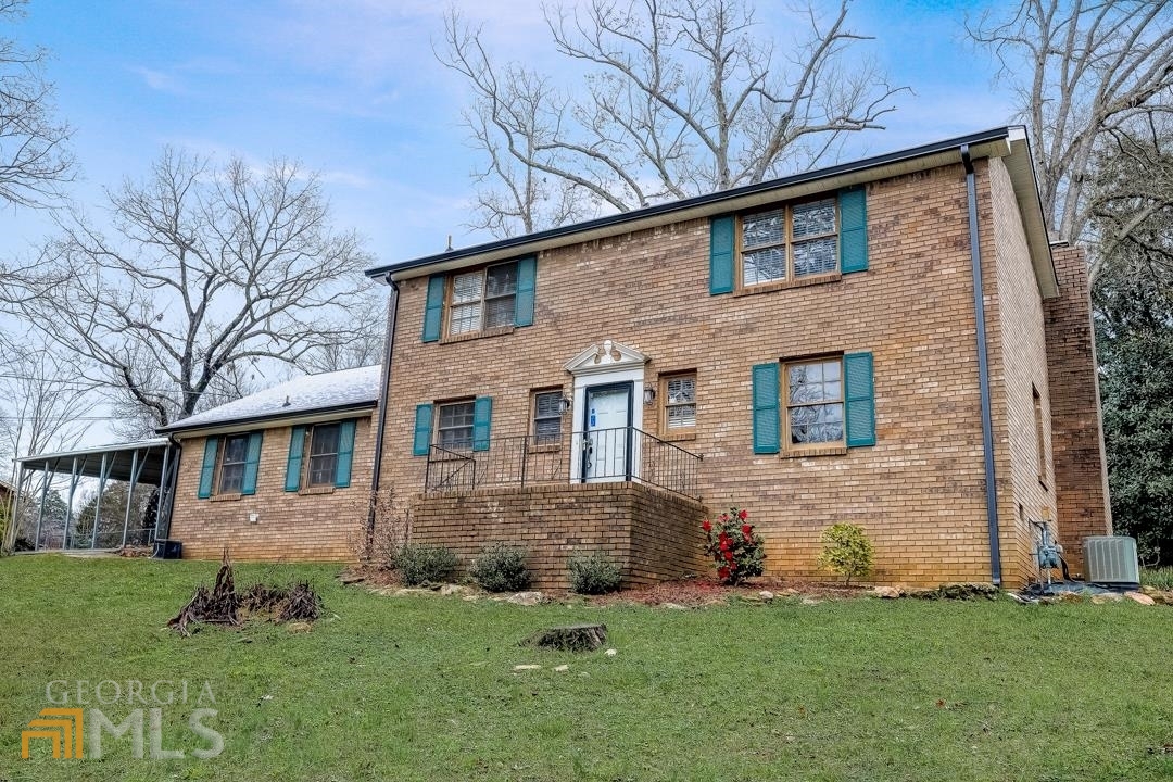 This Canton two-story home offers a patio.