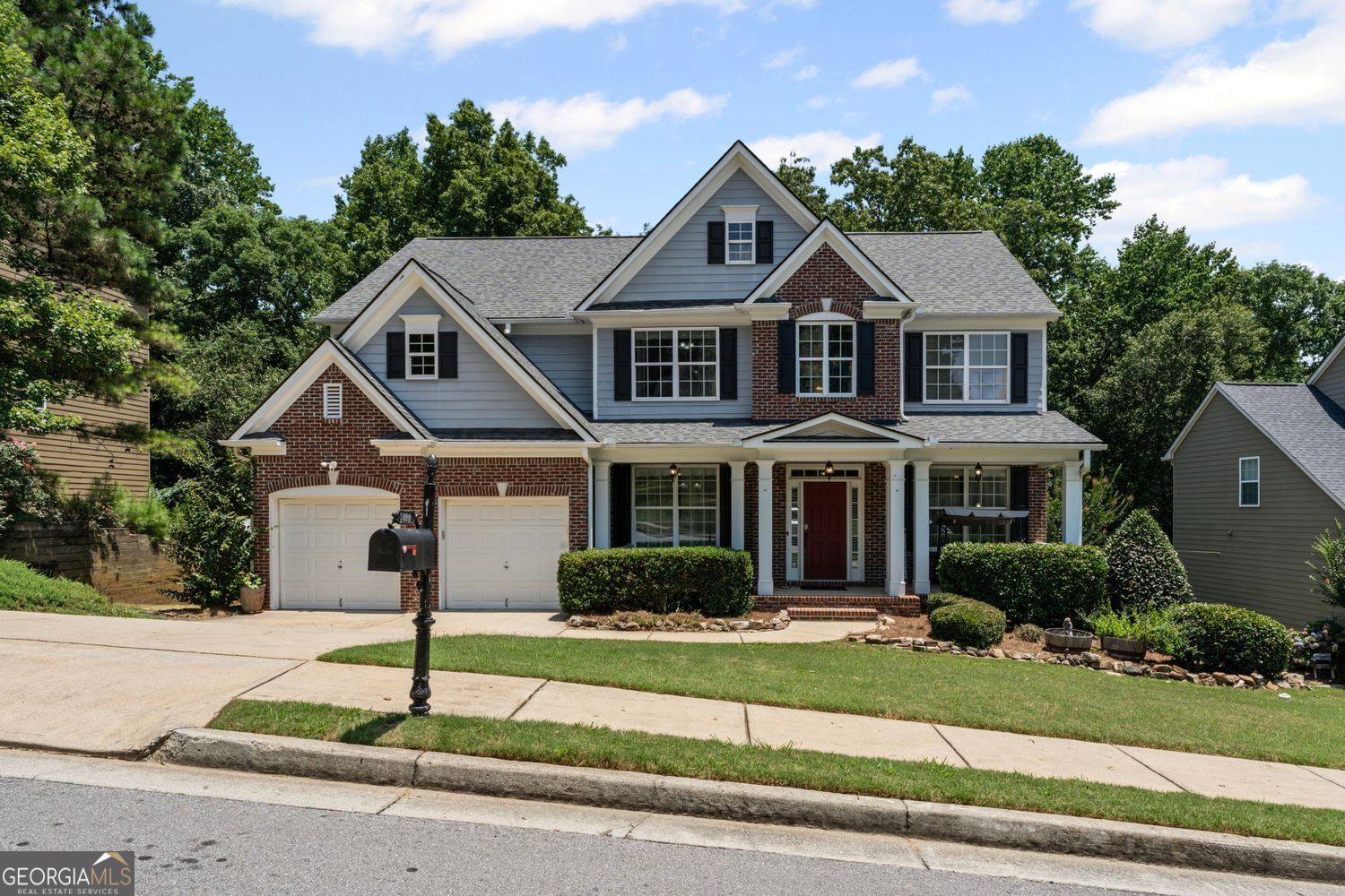 Welcome to your dream home in the sought-after River Falls community in Buford! This beautifully maintained home offers space, comfort, and timeless charm in a quiet, established neighborhood. From the moment you step inside, you're greeted by a dramatic two-story foyer and a bright, open floor plan that's perfect for both daily living and entertaining. The main level features a large family room with plenty of natural light, a spacious kitchen with views to the living area, a formal dining room, a formal living room and a flex space ideal for a home office or sitting room-plus a convenient half bath. Upstairs, unwind in the oversized primary suite with a walk-in closet, dual vanities, soaking tub, and separate shower. Three additional bedrooms and a full bath provide plenty of room for family or guests. Need more space? The full, daylight basement offers endless possibilities-already framed and ready to finish as a media room, home gym, or in-law suite. Step outside and fall in love with the showstopping outdoor space: two expansive decks overlook a serene, private backyard-perfect for morning coffee or evening gatherings. With a new roof and dishwasher (2021) and new HVAC system (2017), this home is truly move-in ready. Don't miss your chance to own a well-loved home in one of Buford's most desirable communities-close to top-rated schools, shopping, dining, and Lake Lanier!