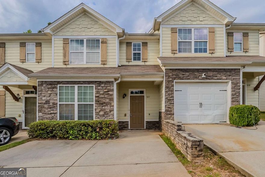 Great opportunity in the Highwood Park community! This 3-bedroom, 2.5-bath townhome features a spacious family room with a fireplace, an eat-in kitchen with a view of the living area, and a private patio for outdoor relaxation. The upper level offers three bedrooms, including a primary suite with a walk-in closet, plus two full baths. With community amenities such as a playground and easy access to public transportation, this property combines comfort and convenience. Located just minutes from Hartsfield-Jackson Airport and Camp Creek Marketplace, this home is ideal for buyers or investors looking to be close to shopping, dining, and major highways.