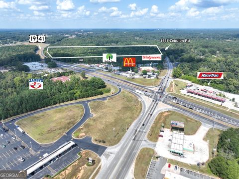 1541 Zebulon Rd & 4 TRACTS 35 ACRES Griffin GA 30224