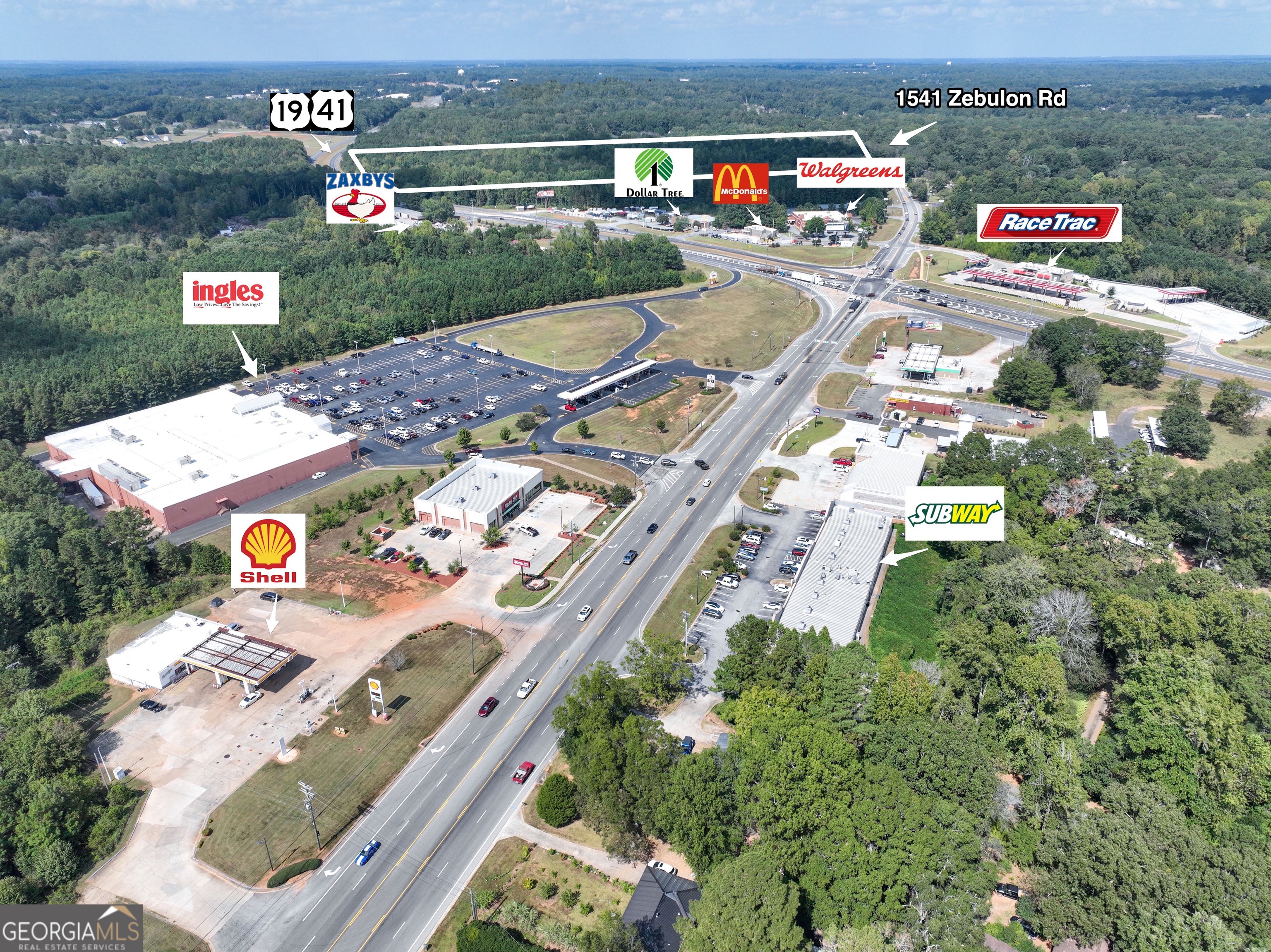 1541 Zebulon Rd & 4 TRACTS 35 ACRES
